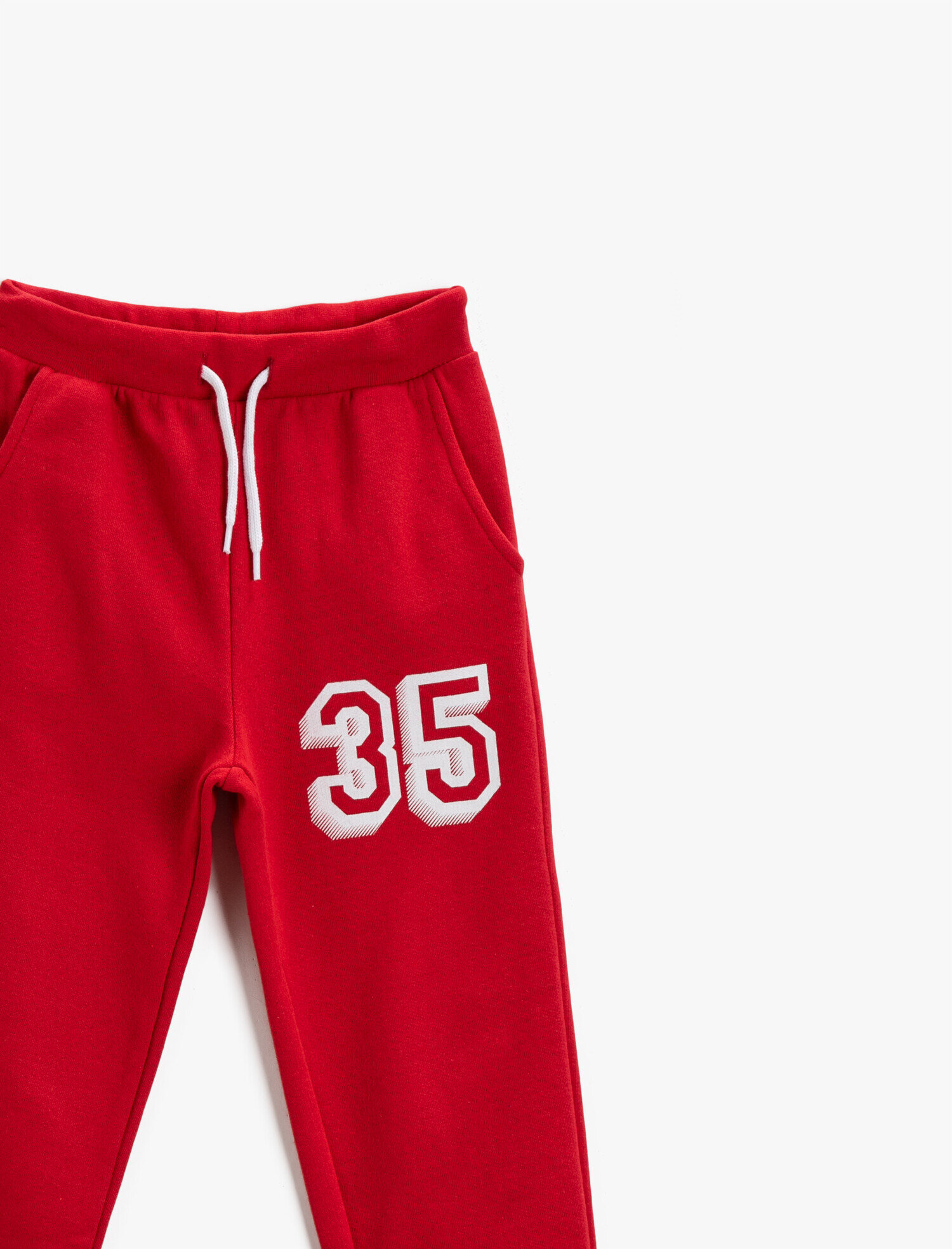 Erkek Çocuk Beli Bağlamalı Jogger Eşofman Altı Baskılı