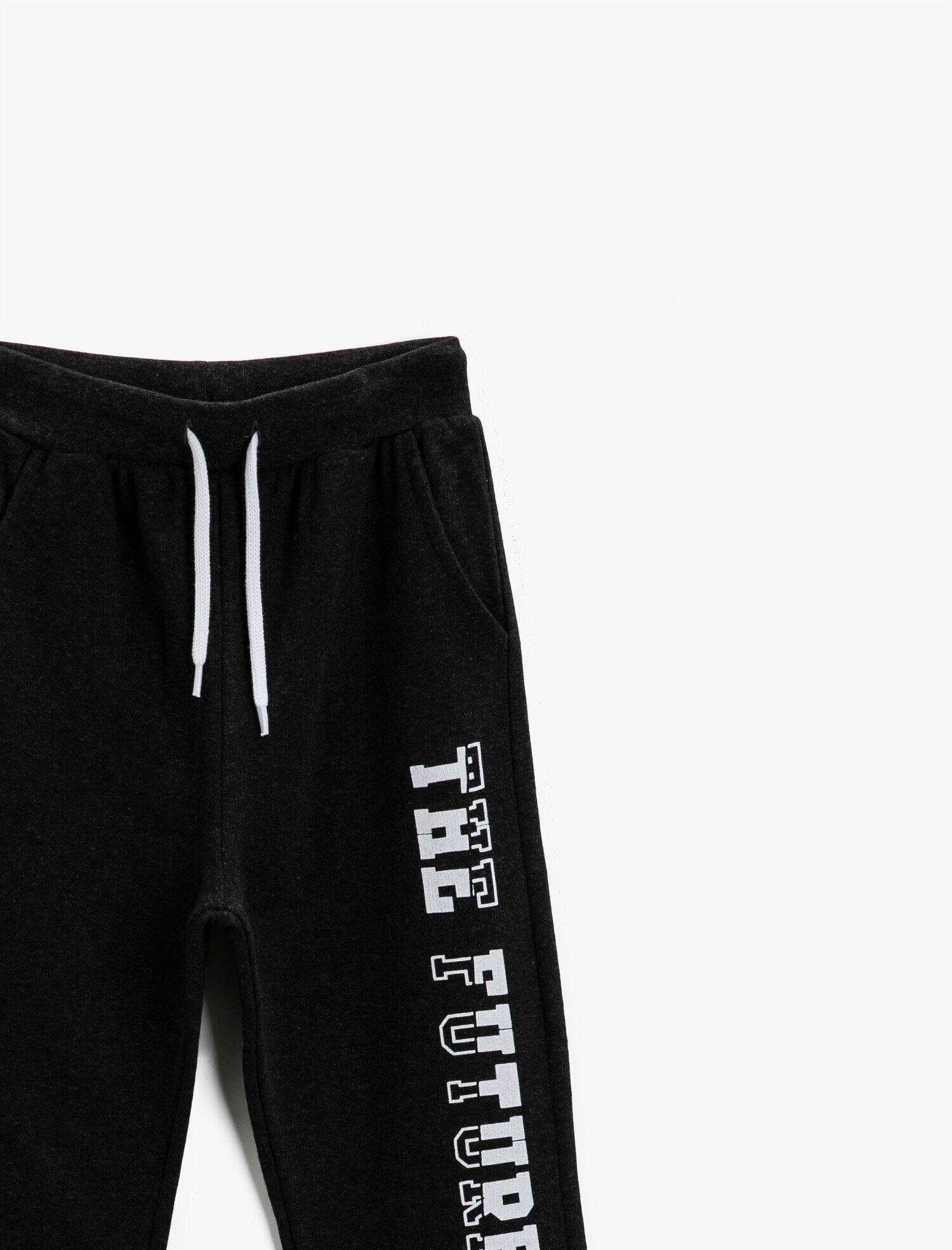 Erkek Çocuk Baskılı Eşofman Altı Beli Bağcıklı