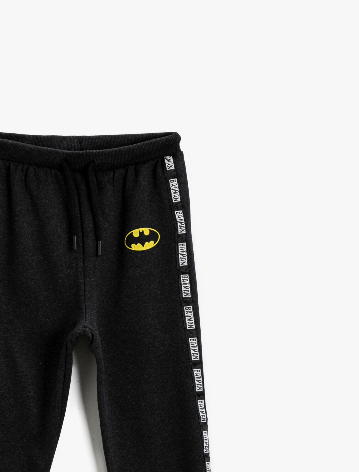  Erkek Çocuk Batman Lisanslı Jogger Eşofman Altı Beli Bağlamalı Jogger Eşofman Altı