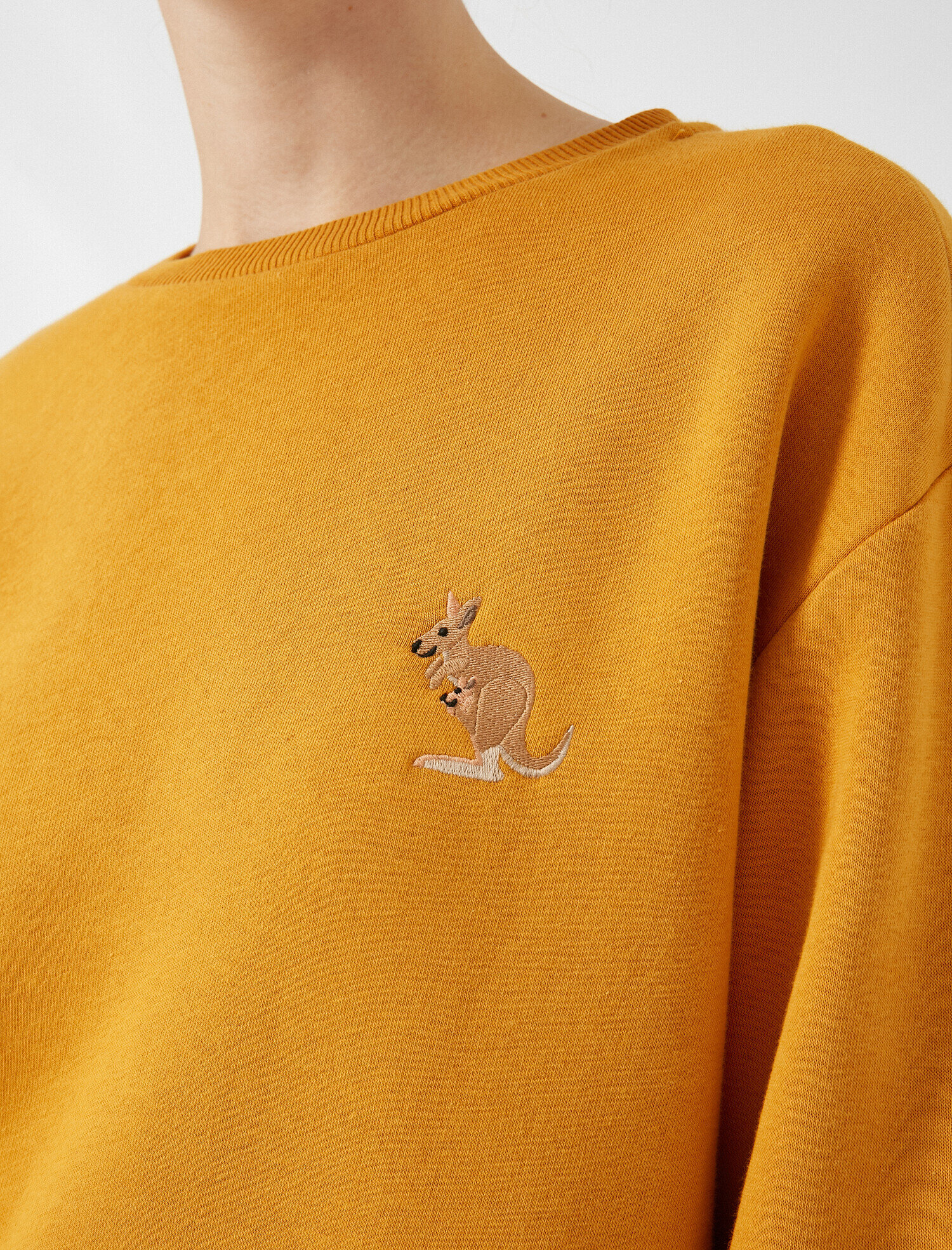 Uzun Kollu Bisiklet Yaka Sweatshirt