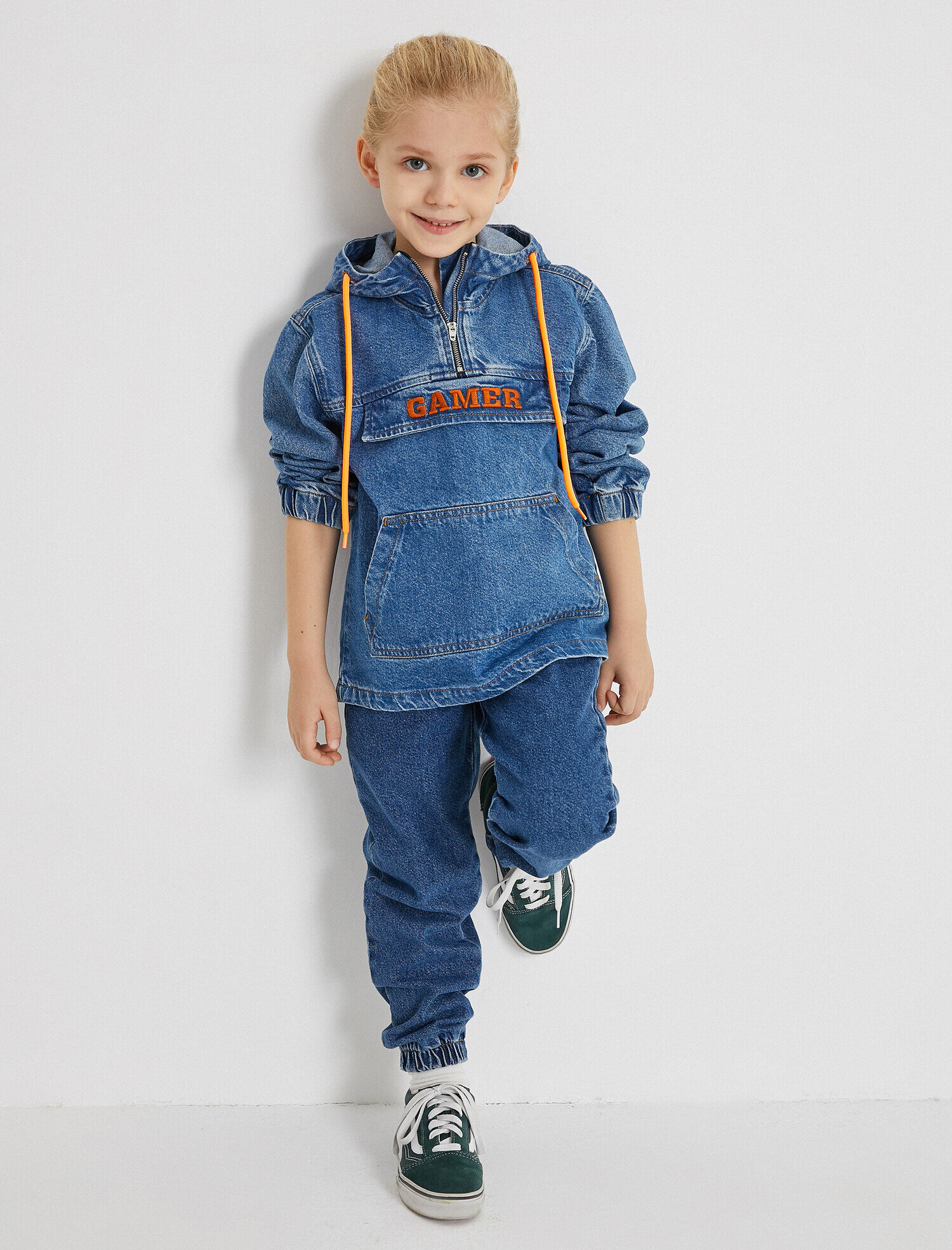  Erkek Çocuk Kapüşonlu Fermuarlı Ceket Pamuklu