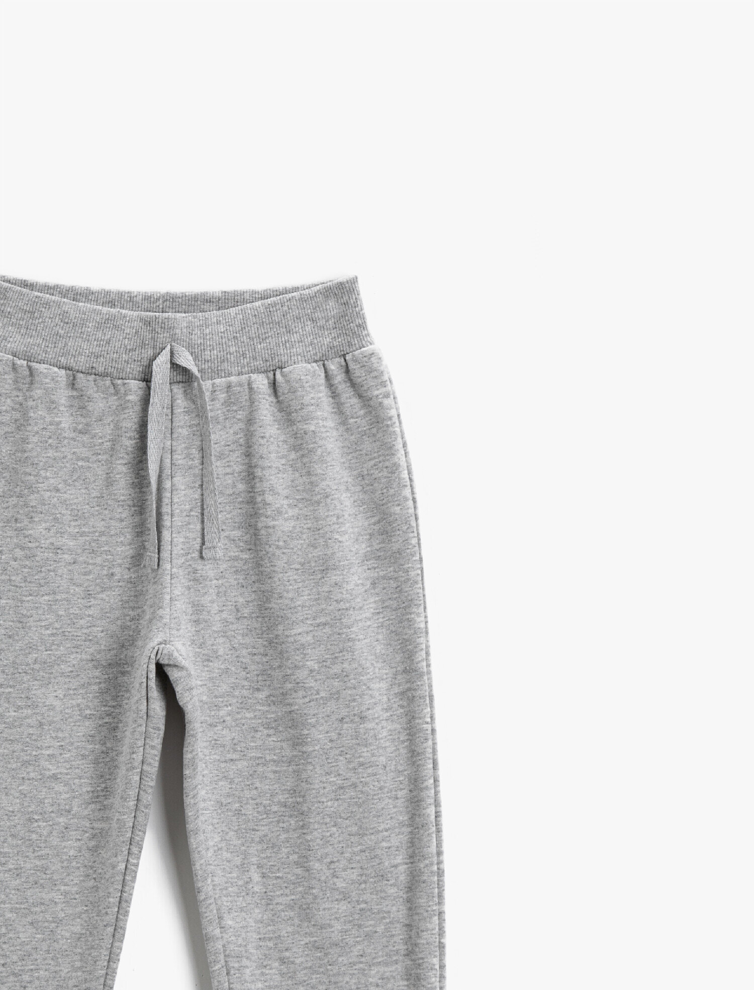  Kız Çocuk Beli Lastikli Eşofman Altı Pamuklu