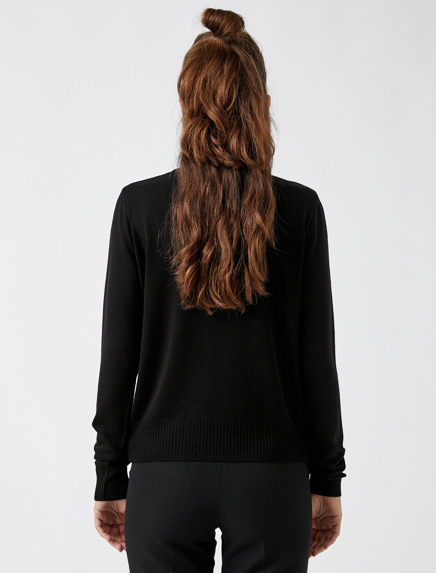   Boğazlı Kazak Kaşmir Dokulu