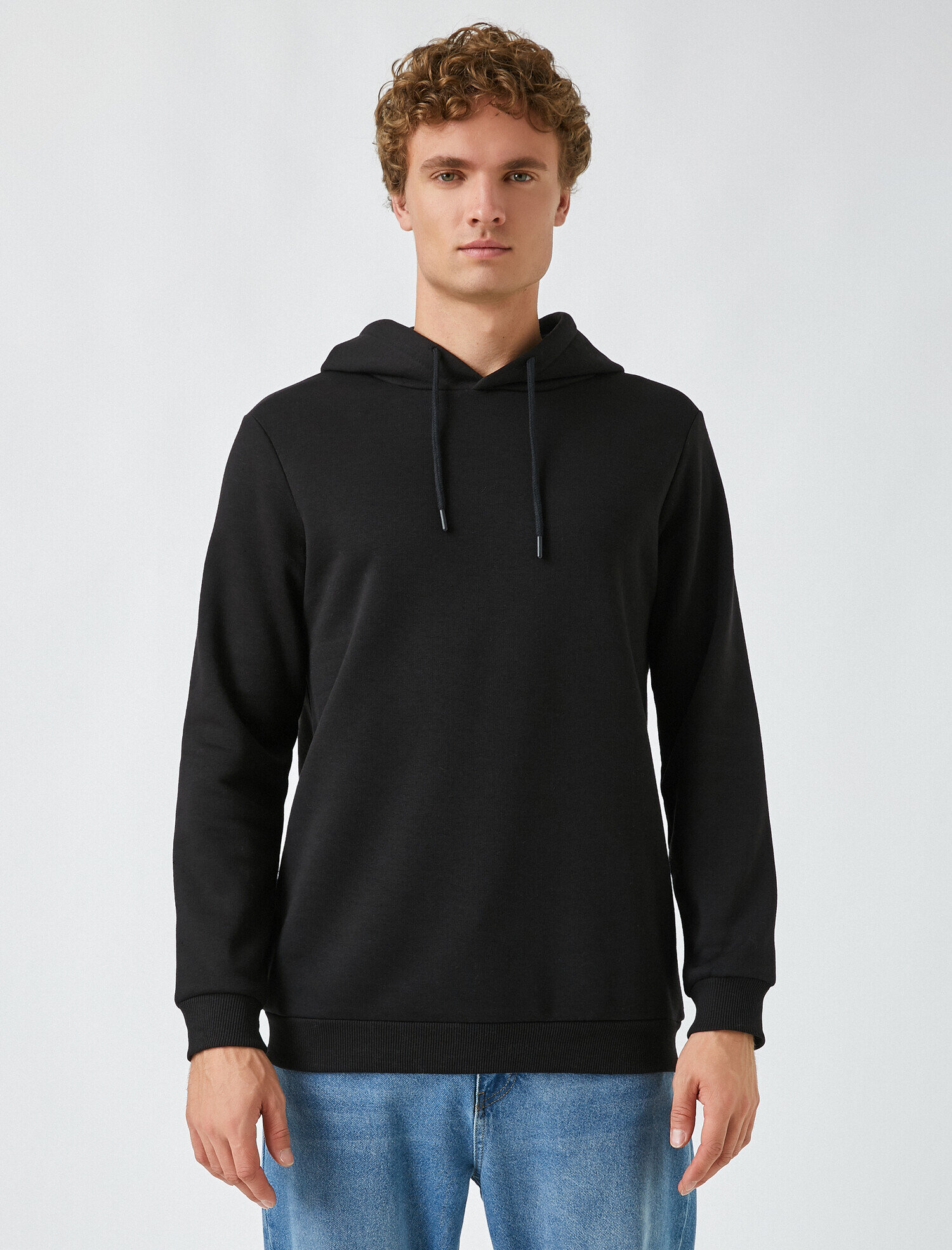   Basic Kapüşonlu Sweatshirt
