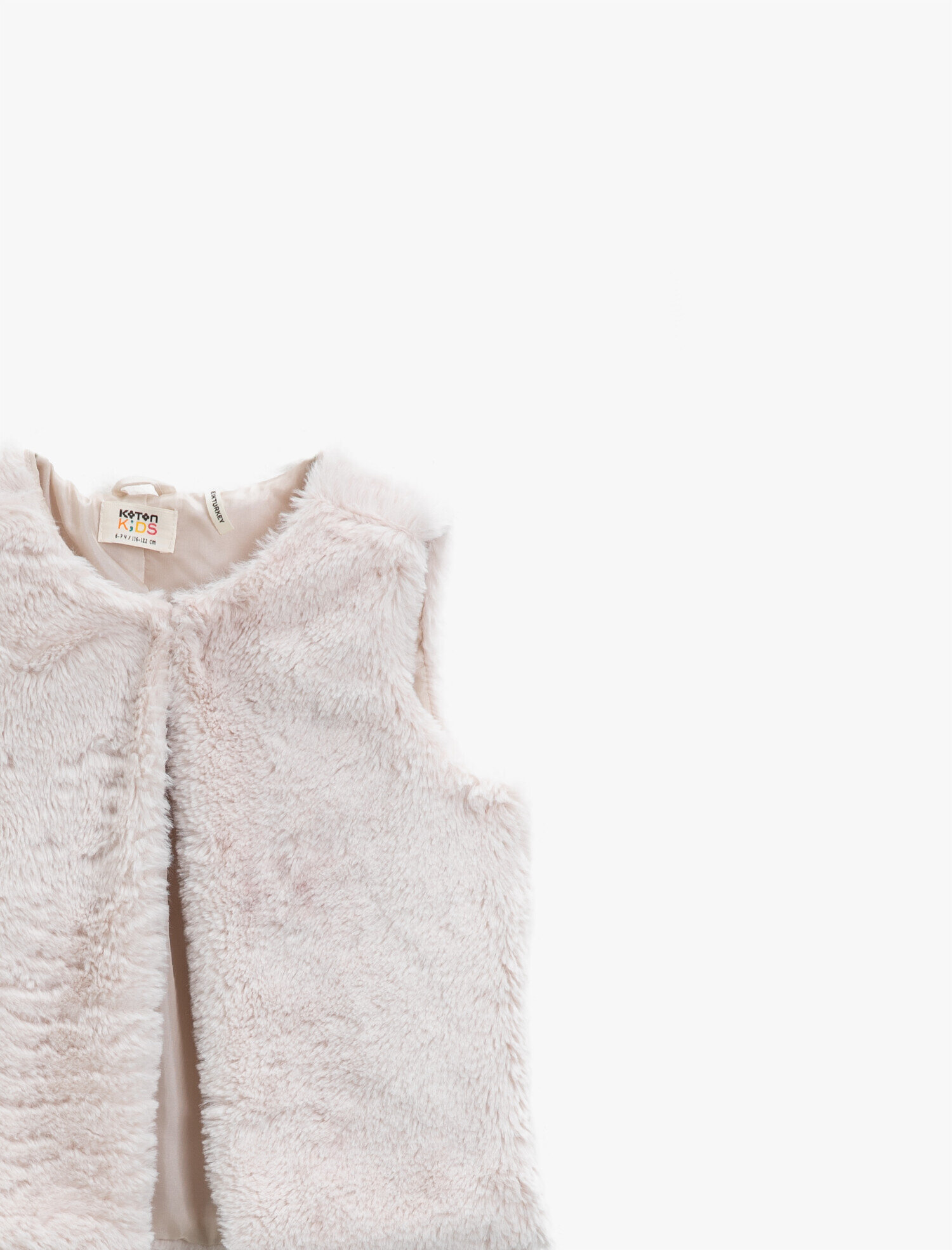  Kız Çocuk Peluş Yelek