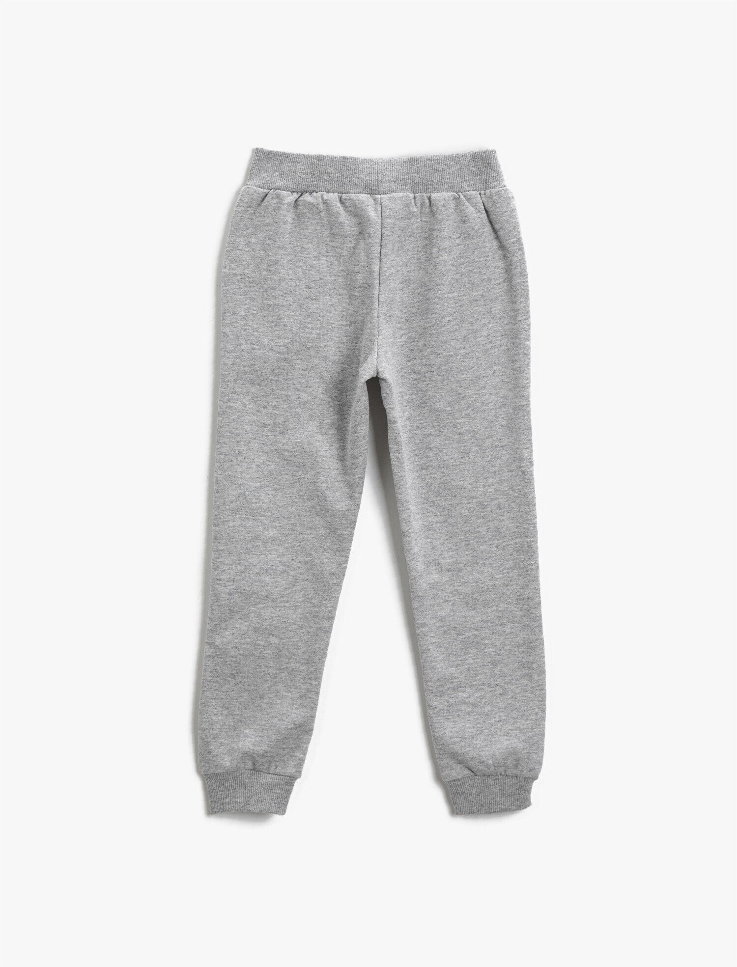  Kız Çocuk Beli Lastikli Eşofman Altı Pamuklu