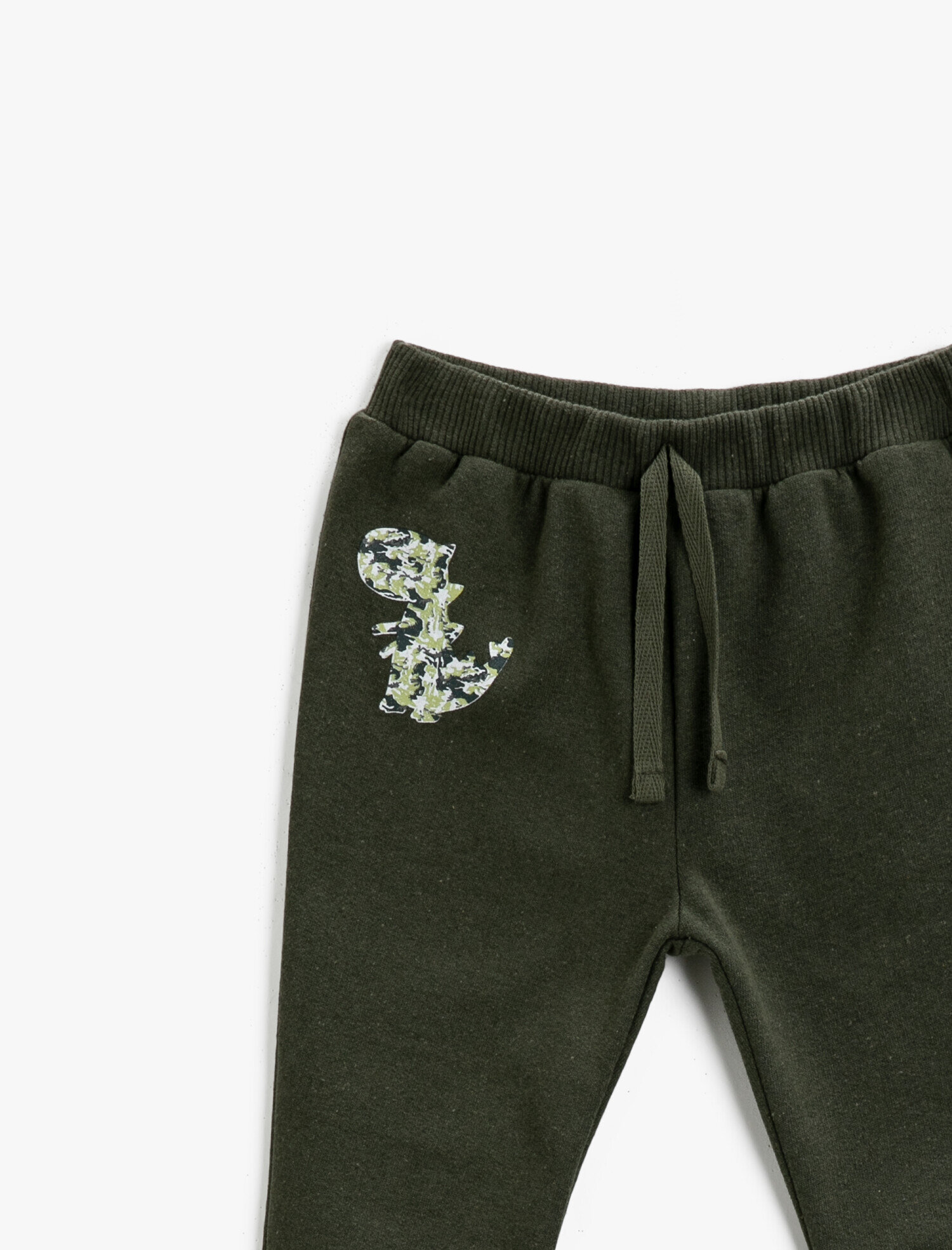  Erkek Bebek Dinazor Baskılı Eşofman Altı Belden Bağlamalı