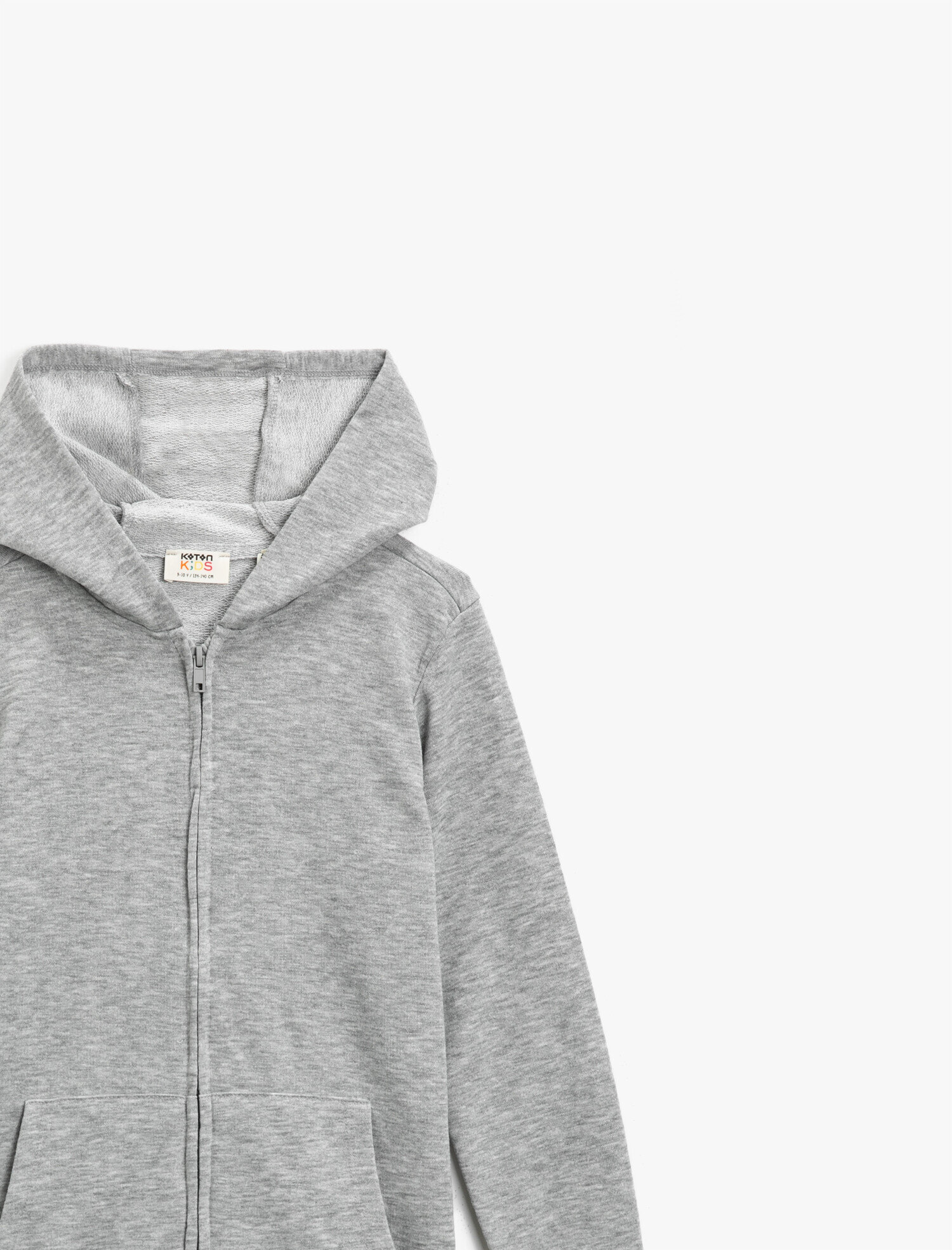  Erkek Çocuk Kapüşonlu Fermuarlı Cepli Sweatshirt