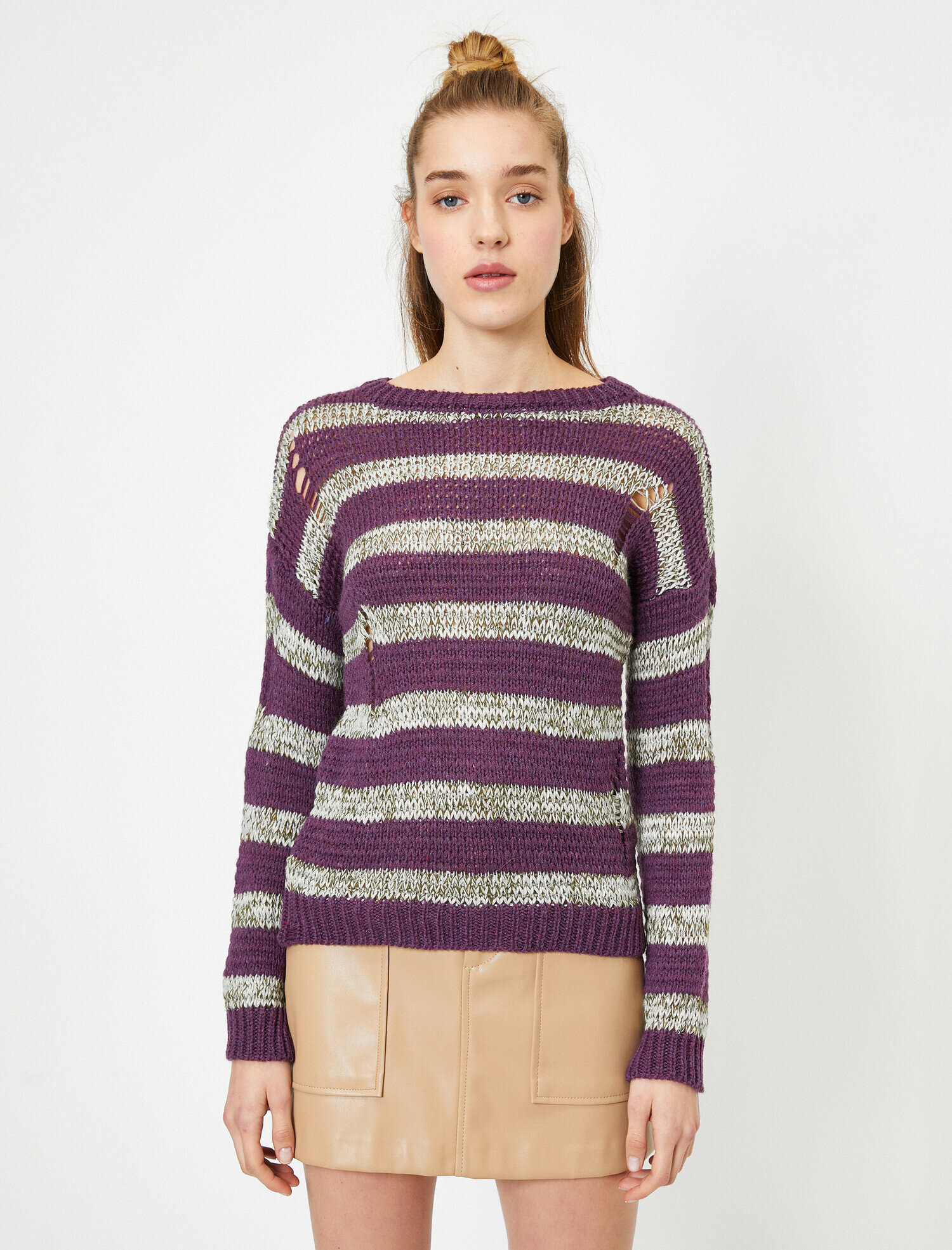   Örgülü Triko Kazak