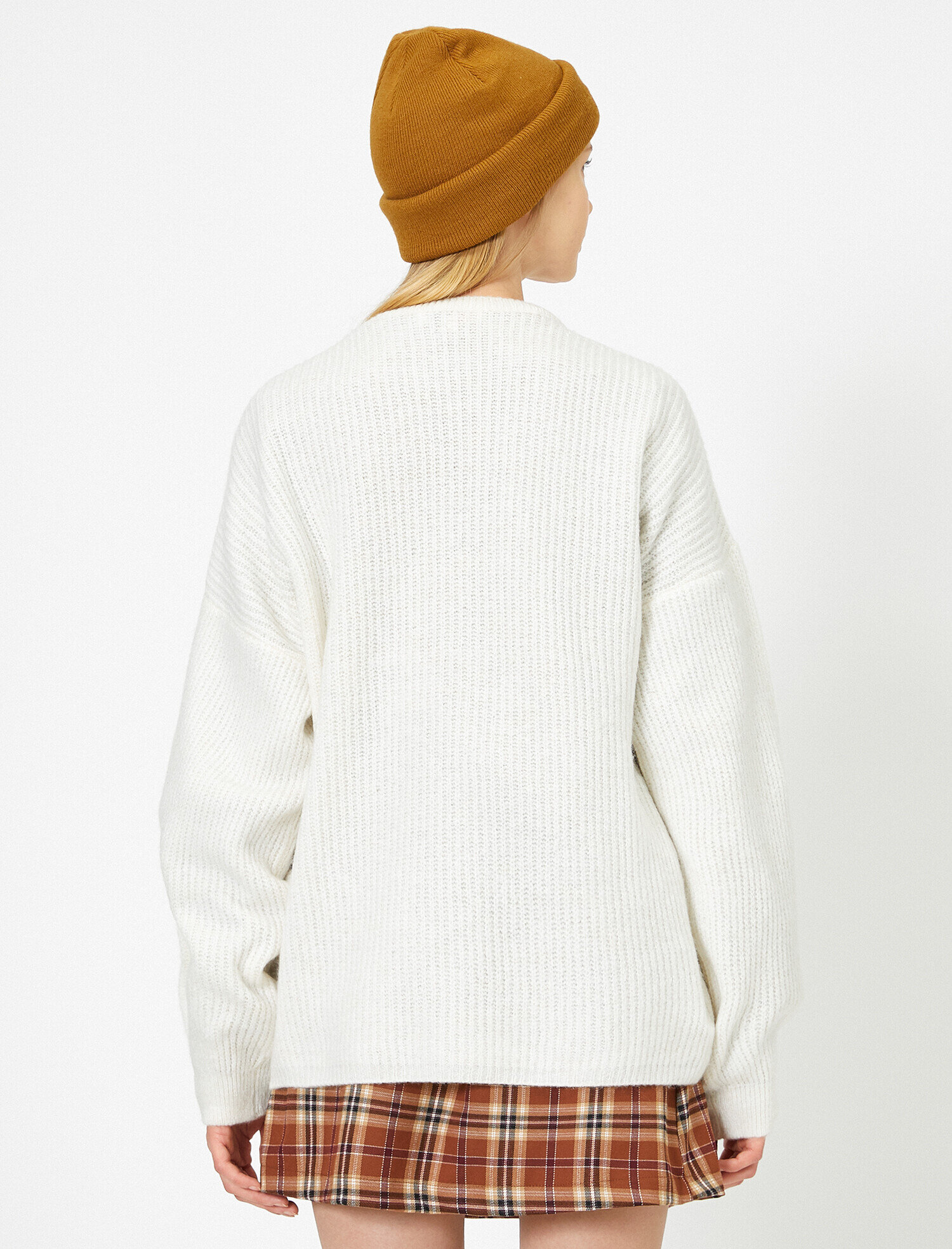   Bisiklet Yaka Triko Kazak