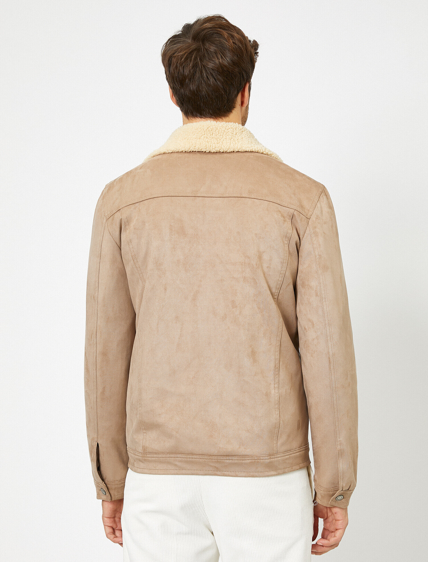   Yakası Suni Kür Detaylı Mont