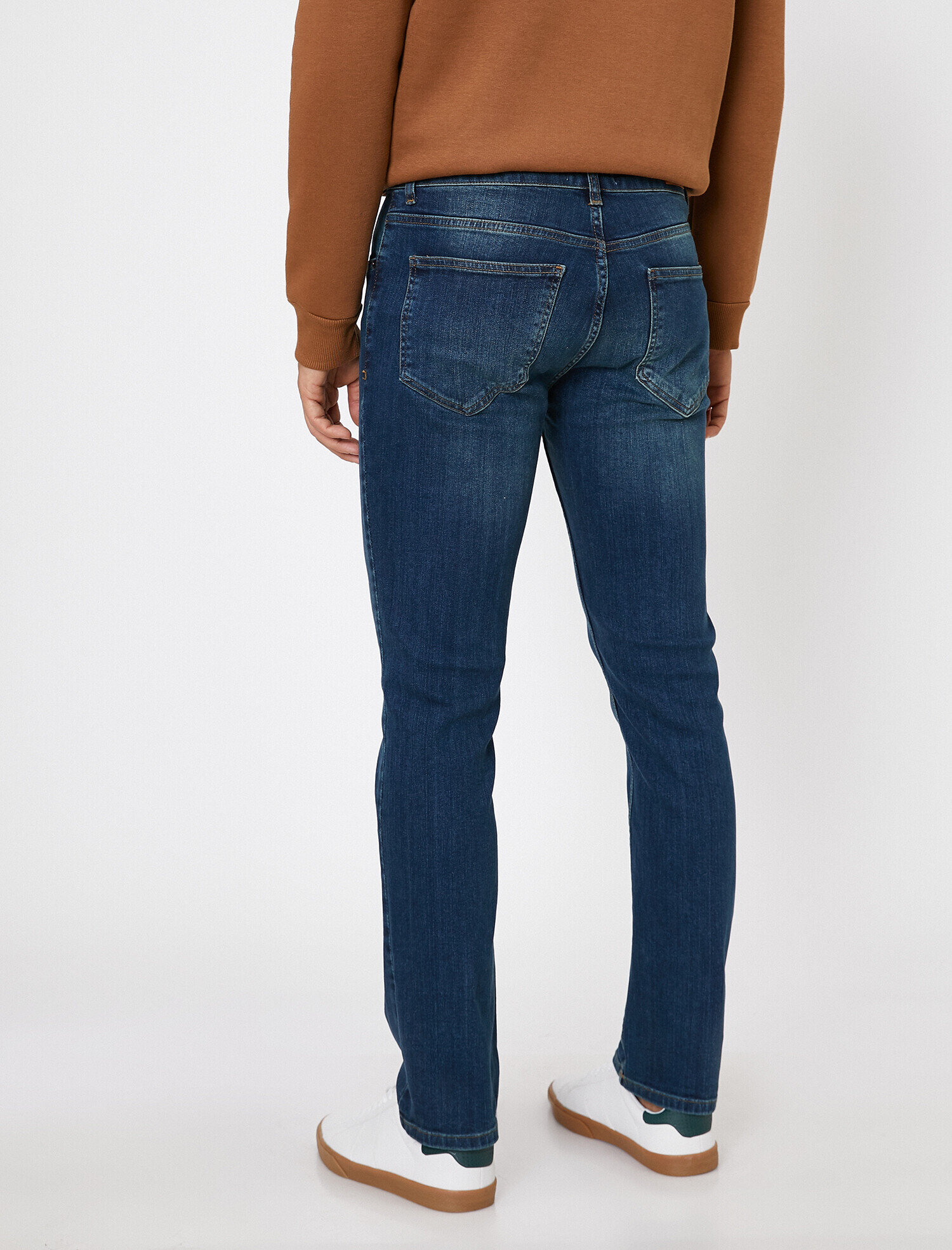 Straight Fit Boru Paça Kot Pantolon - Mark Jean