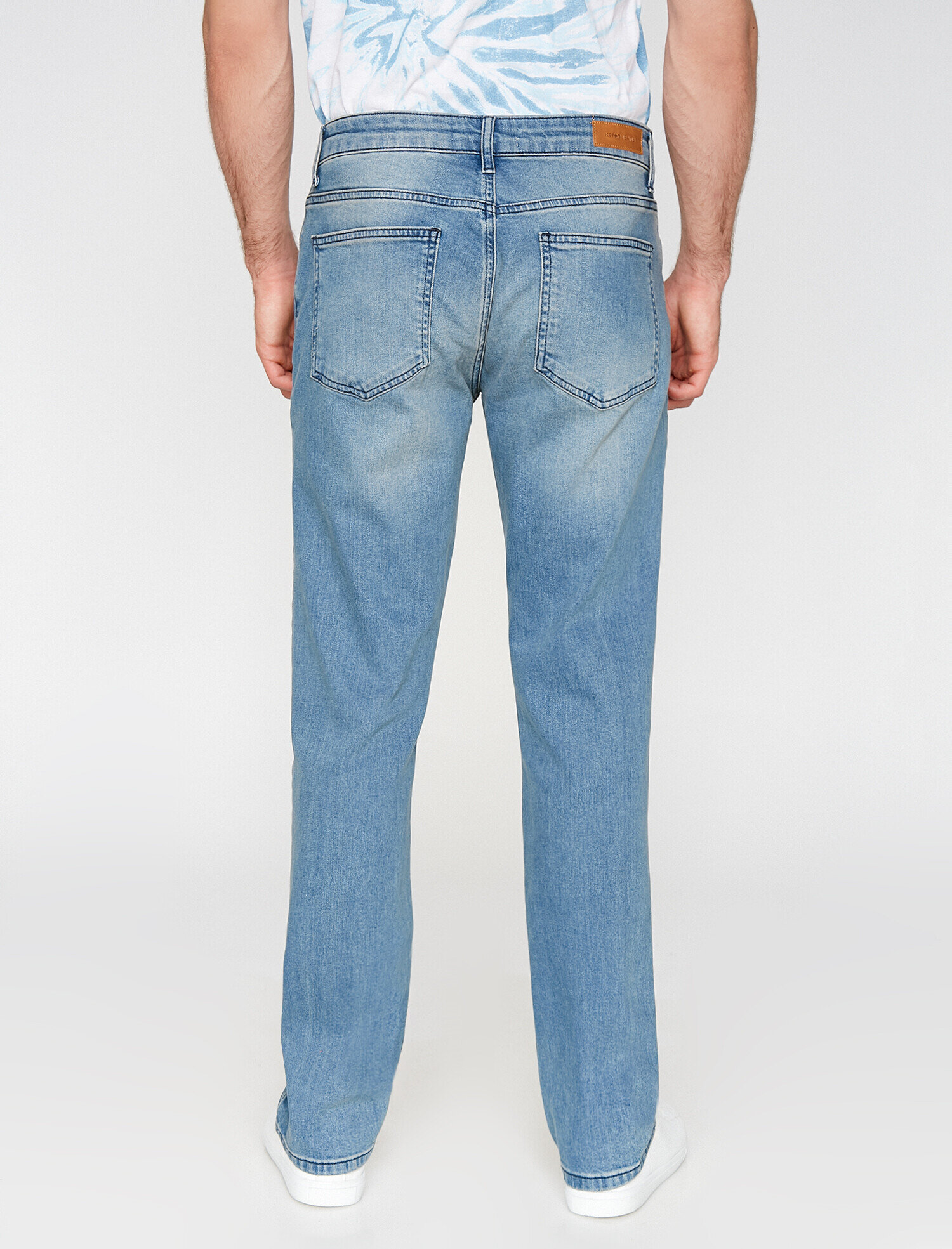   Straight Fit Boru Paça Kot Pantolon - Mark Jean