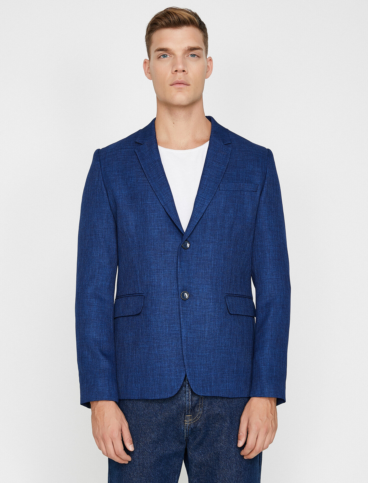   Cep Detaylı Blazer Ceket