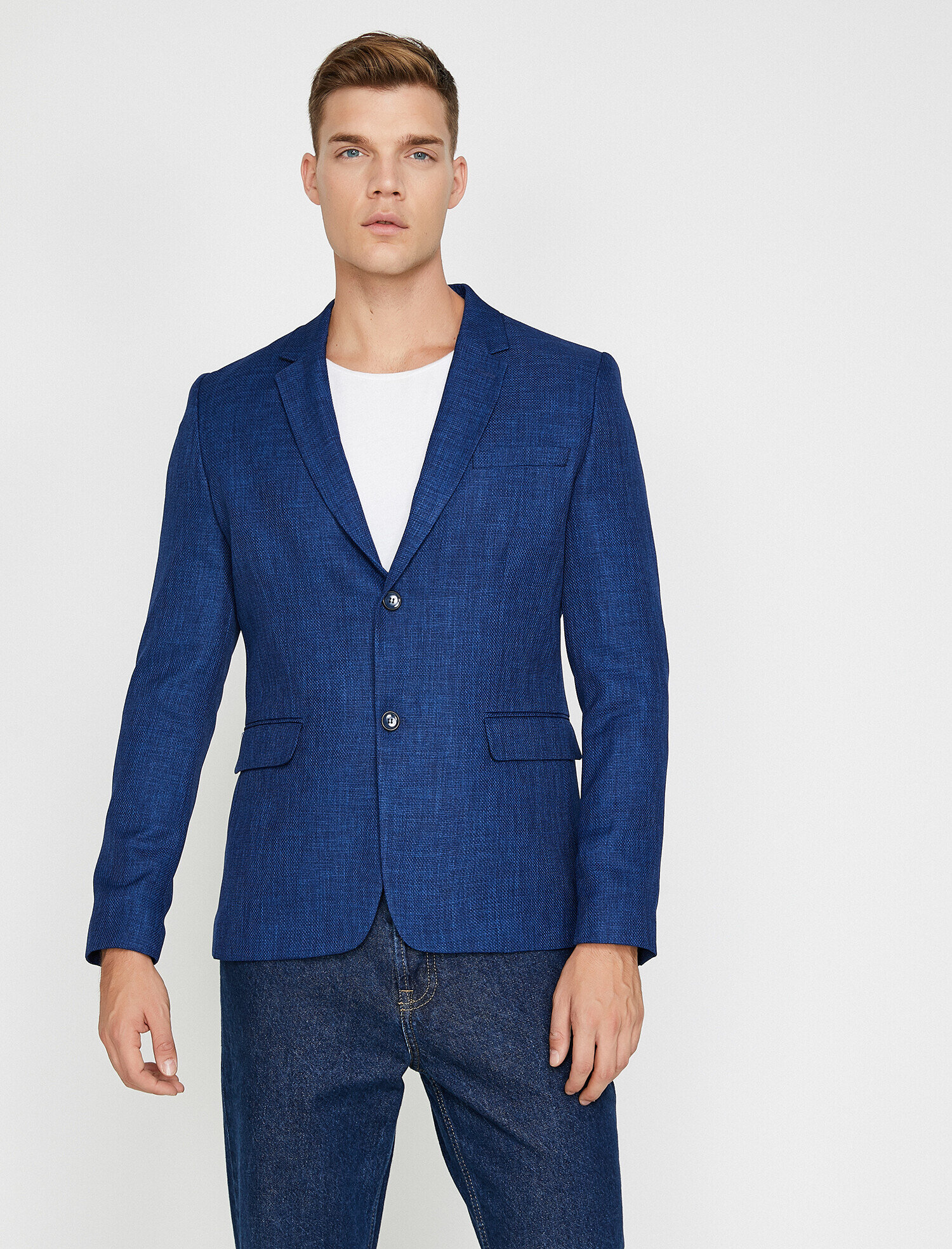   Cep Detaylı Blazer Ceket