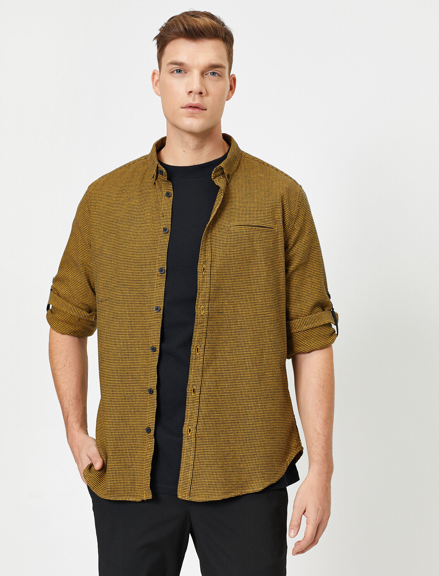   Cep Detaylı Gömlek