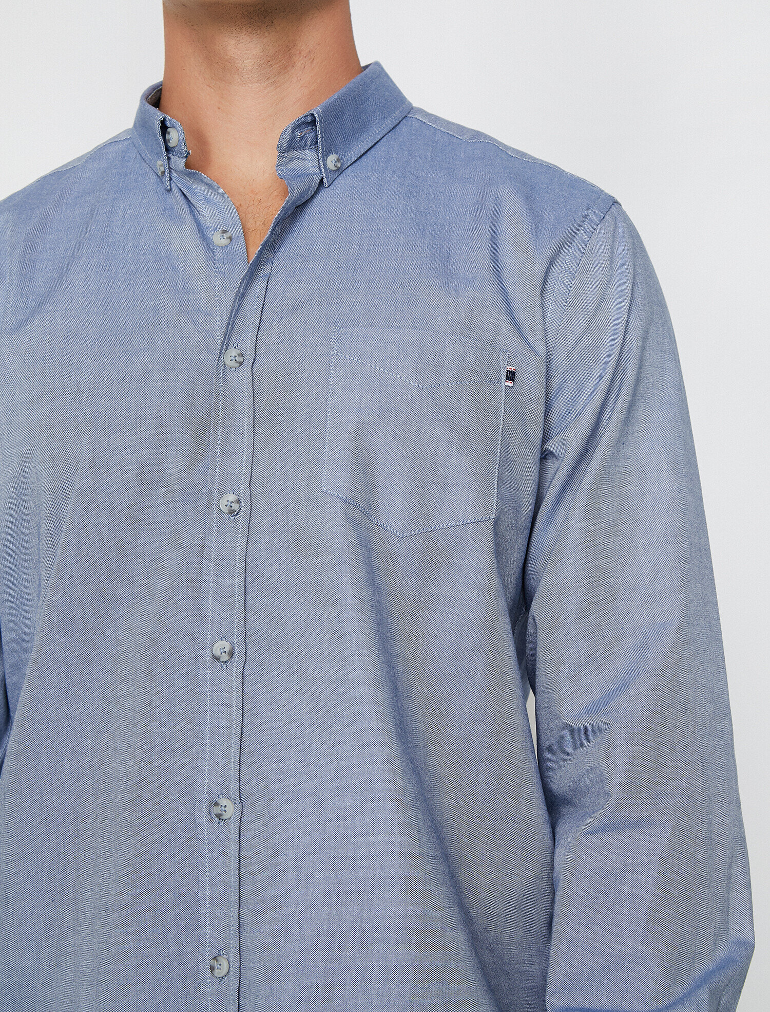   Cep Detaylı Gömlek