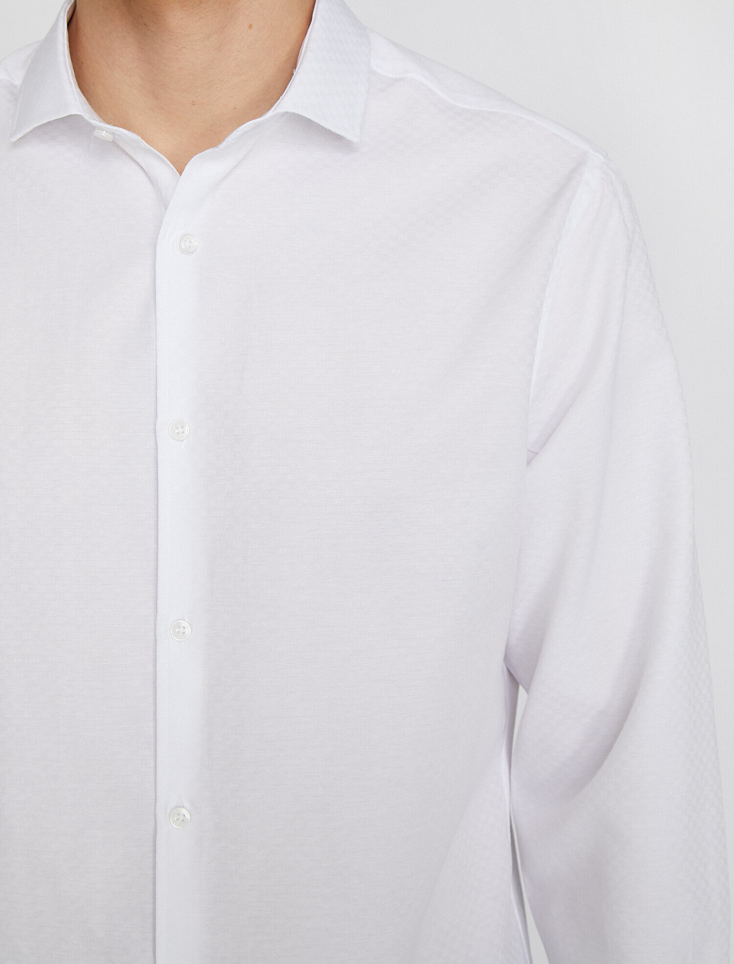   Desenli Gömlek Non Iron