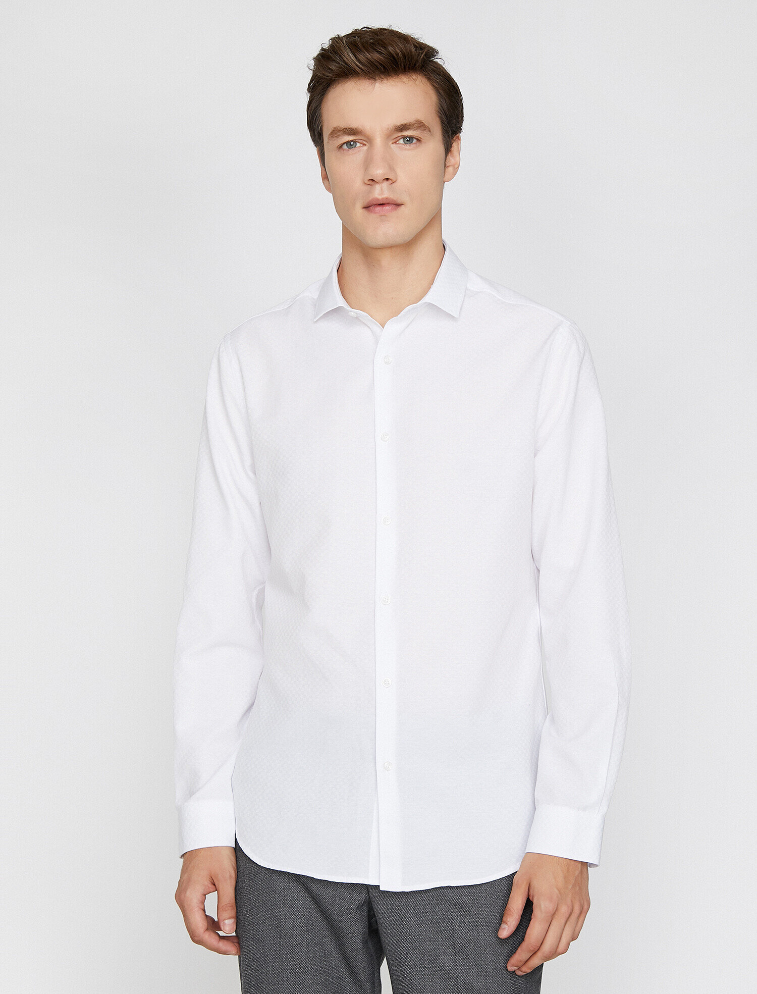   Desenli Gömlek Non Iron