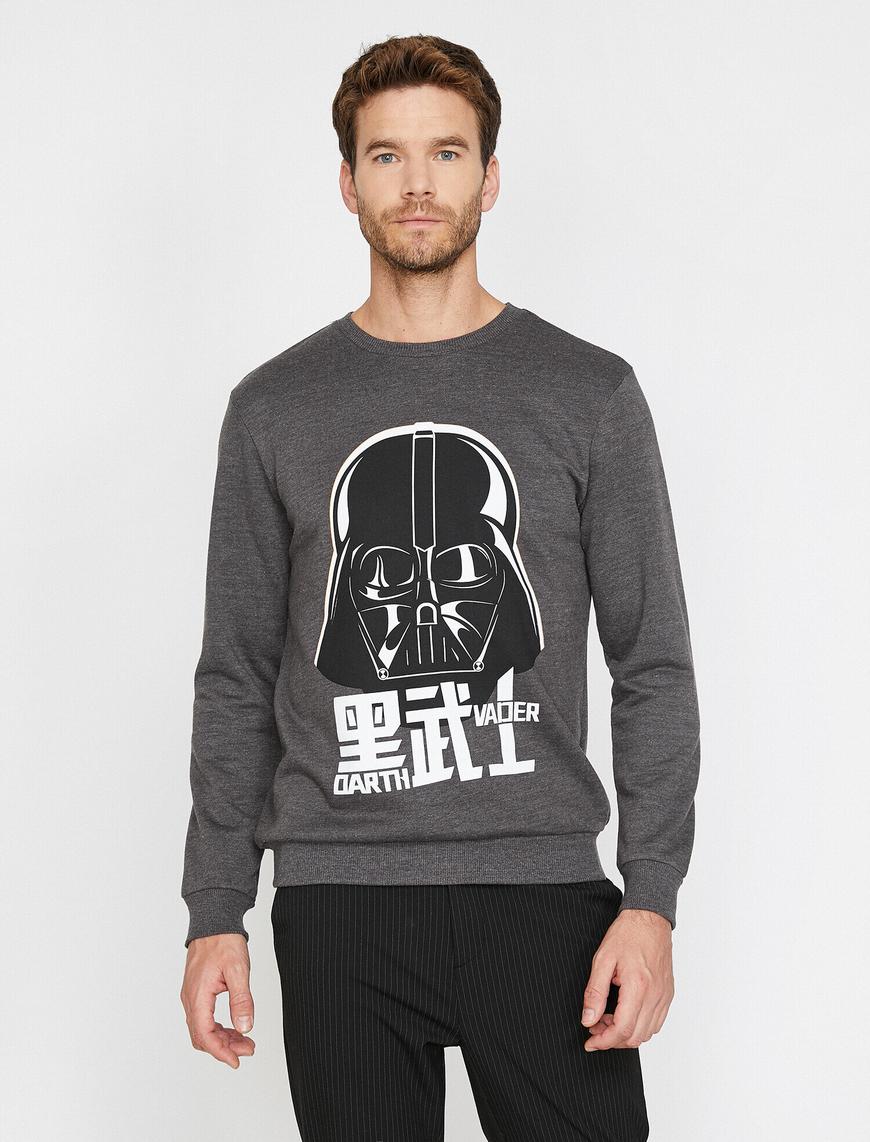  Star Wars Lisanslı Baskılı Sweatshirt