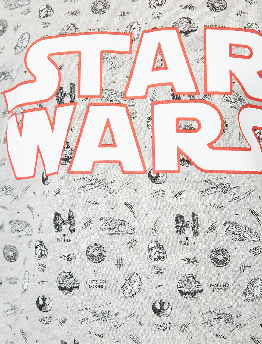   Star Wars Lisanslı Baskılı Sweatshirt