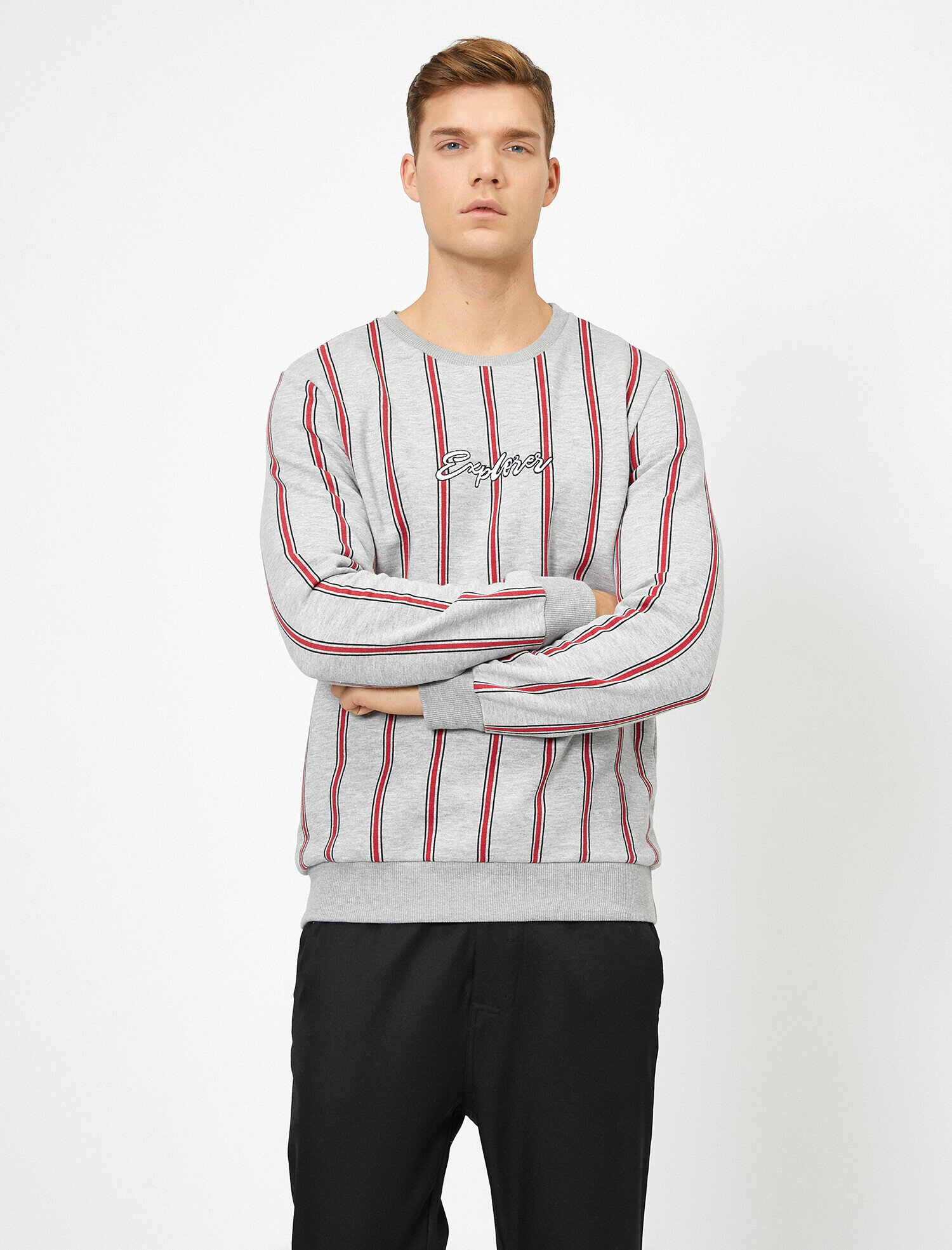   Çizgili Sweatshirt