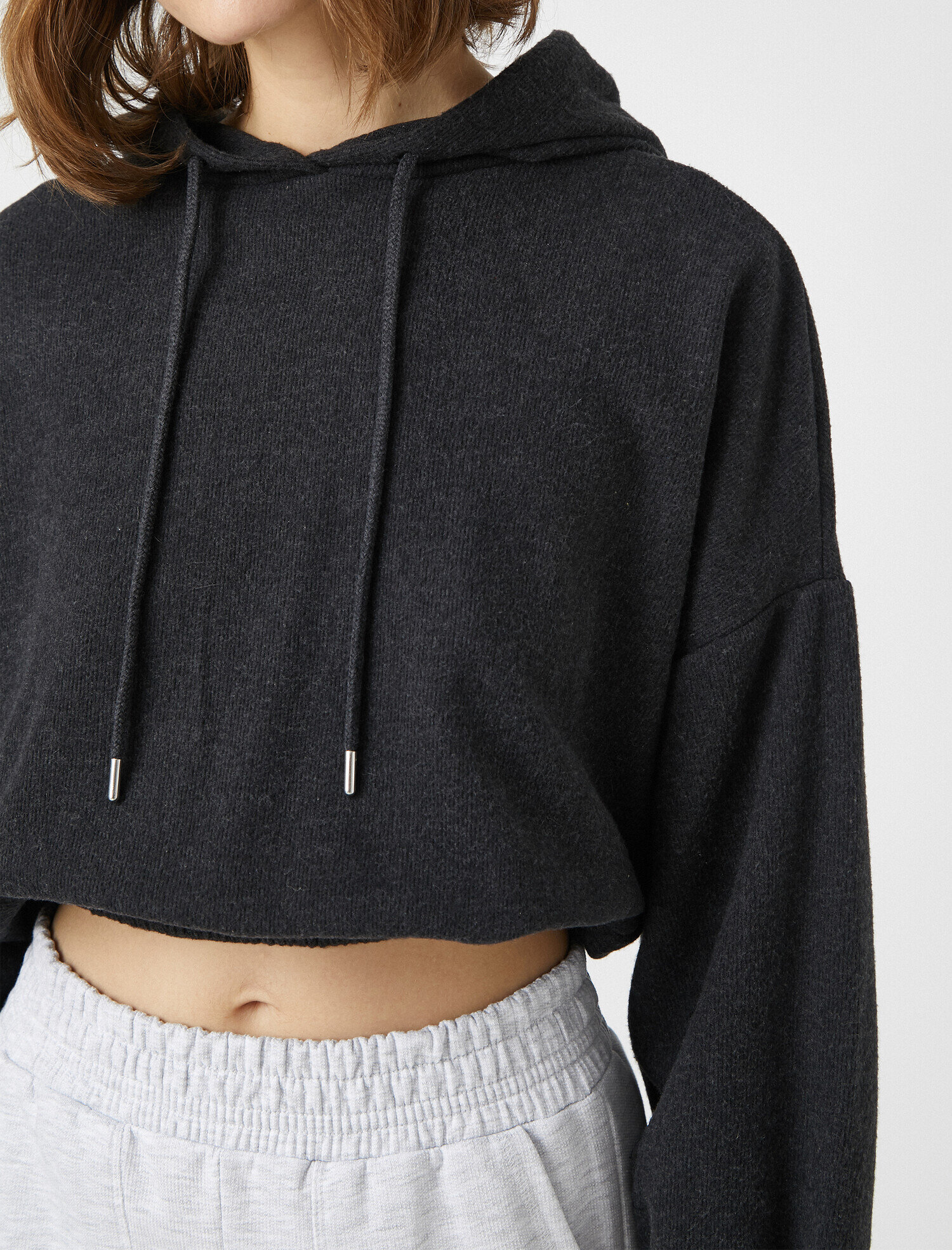   Pamuklu Kapüşonlu Sweatshirt Oversize