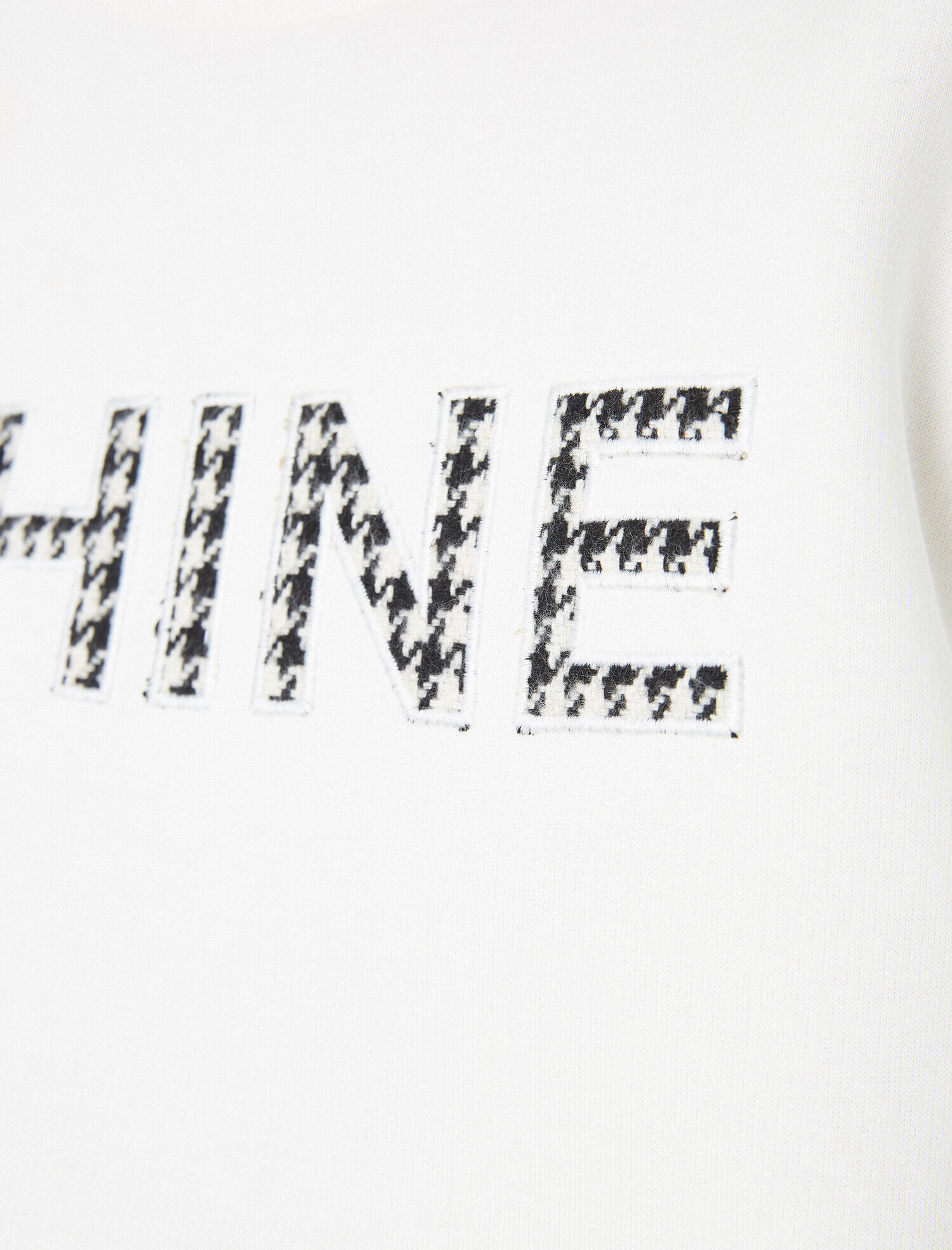 Pamuklu Slogan Sweatshirt