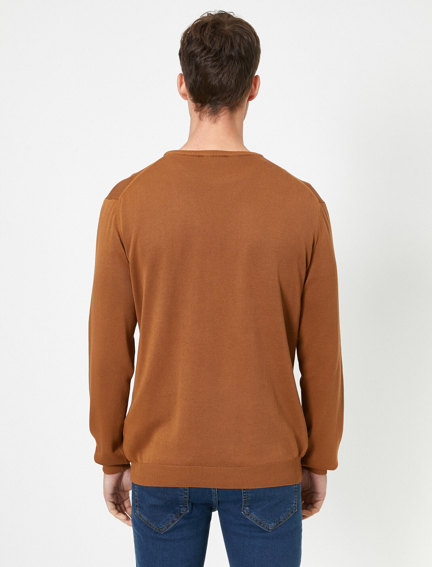   Bisiklet Yaka Triko Kazak