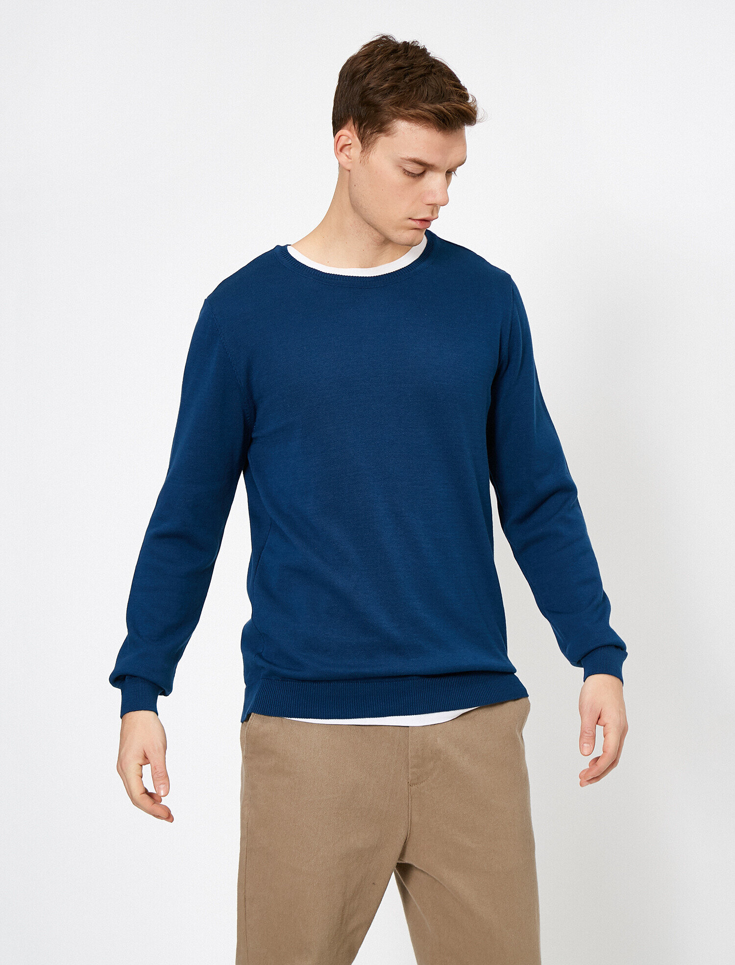   Triko Kazak Bisiklet Yaka