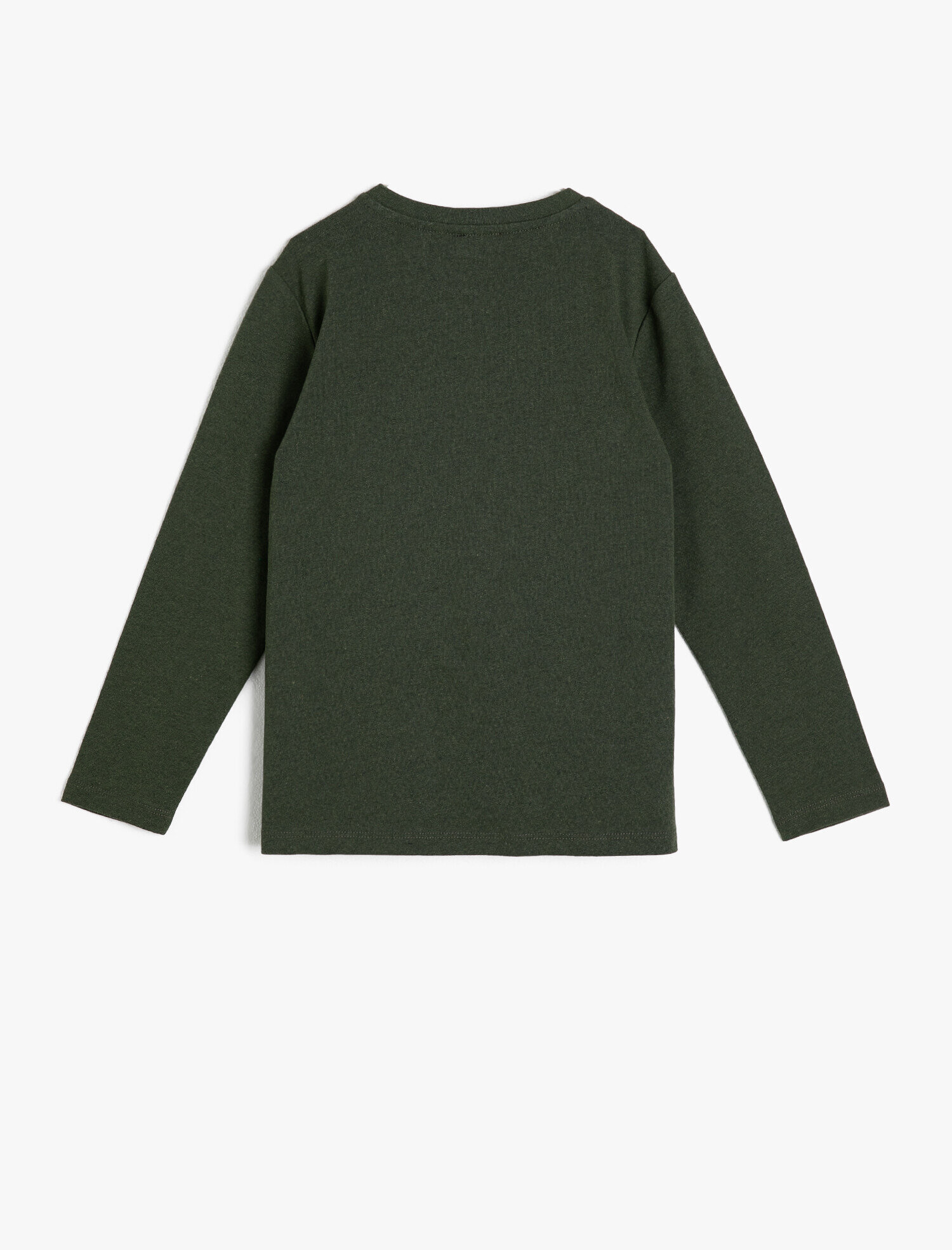  Erkek Çocuk Dinozor Baskılı Tişört Uzun Kollu