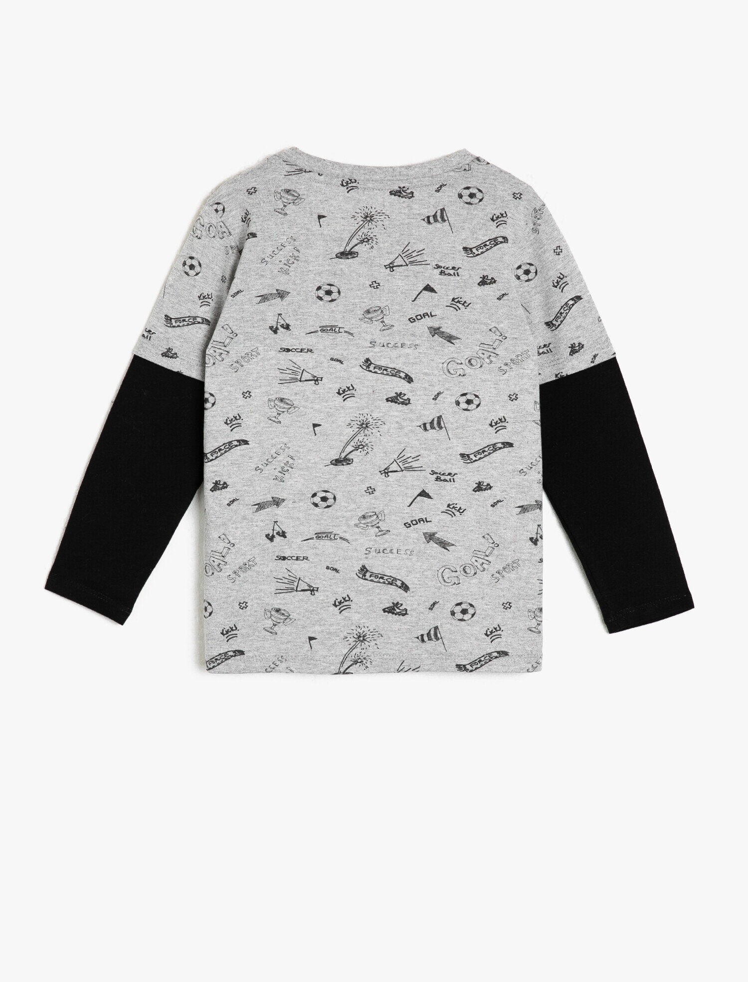  Erkek Çocuk Baskılı Tişört Uzun Kollu