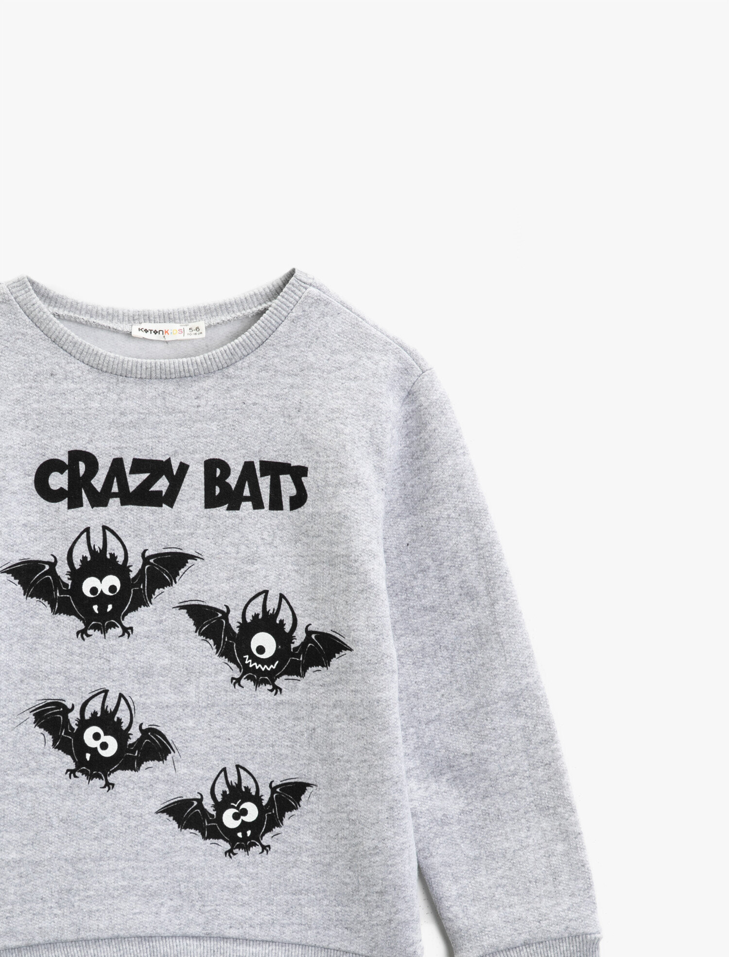  Erkek Çocuk Slogan Baskılı Sweatshirt