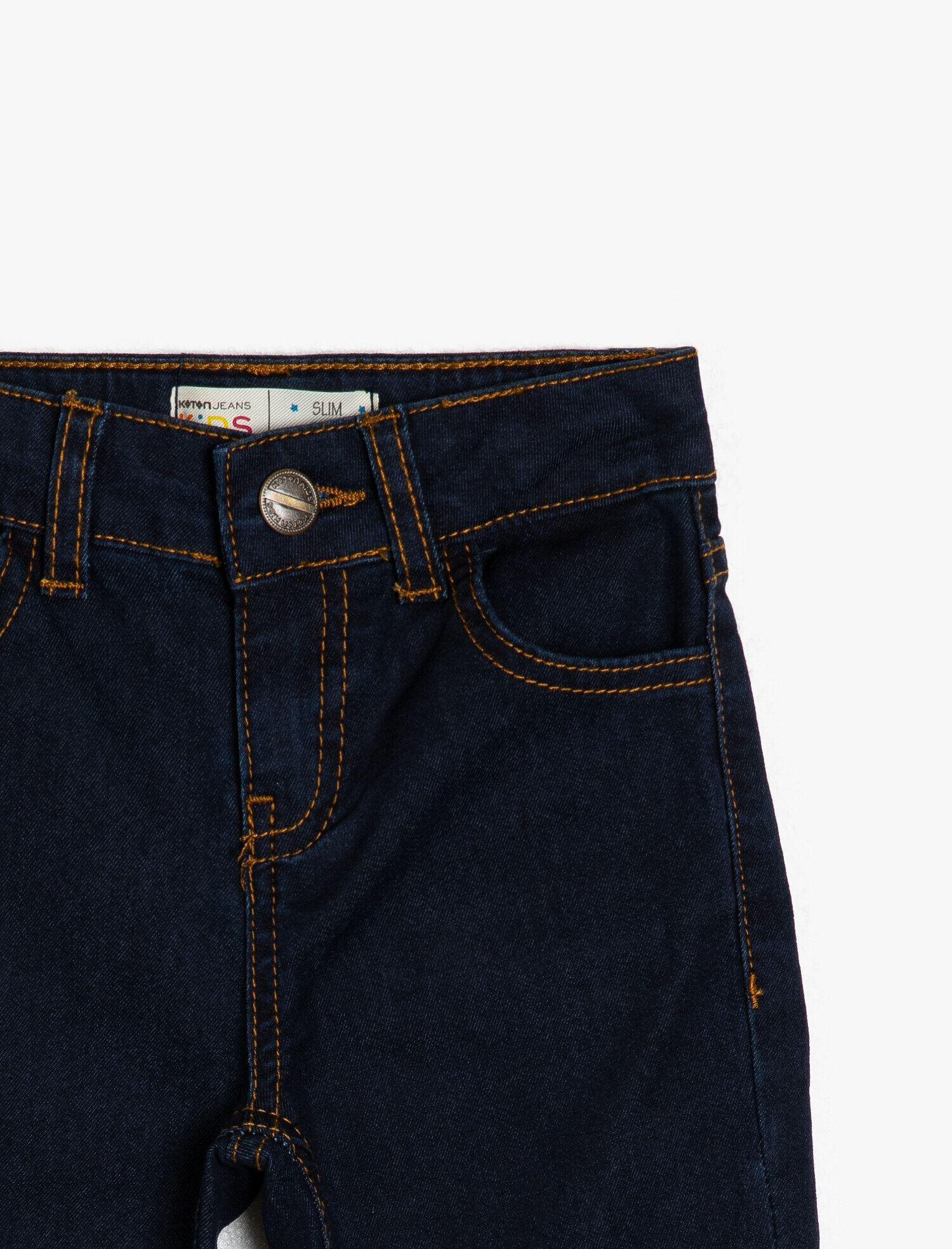  Erkek Çocuk Kot Pantolon Cepli - Slim Jean