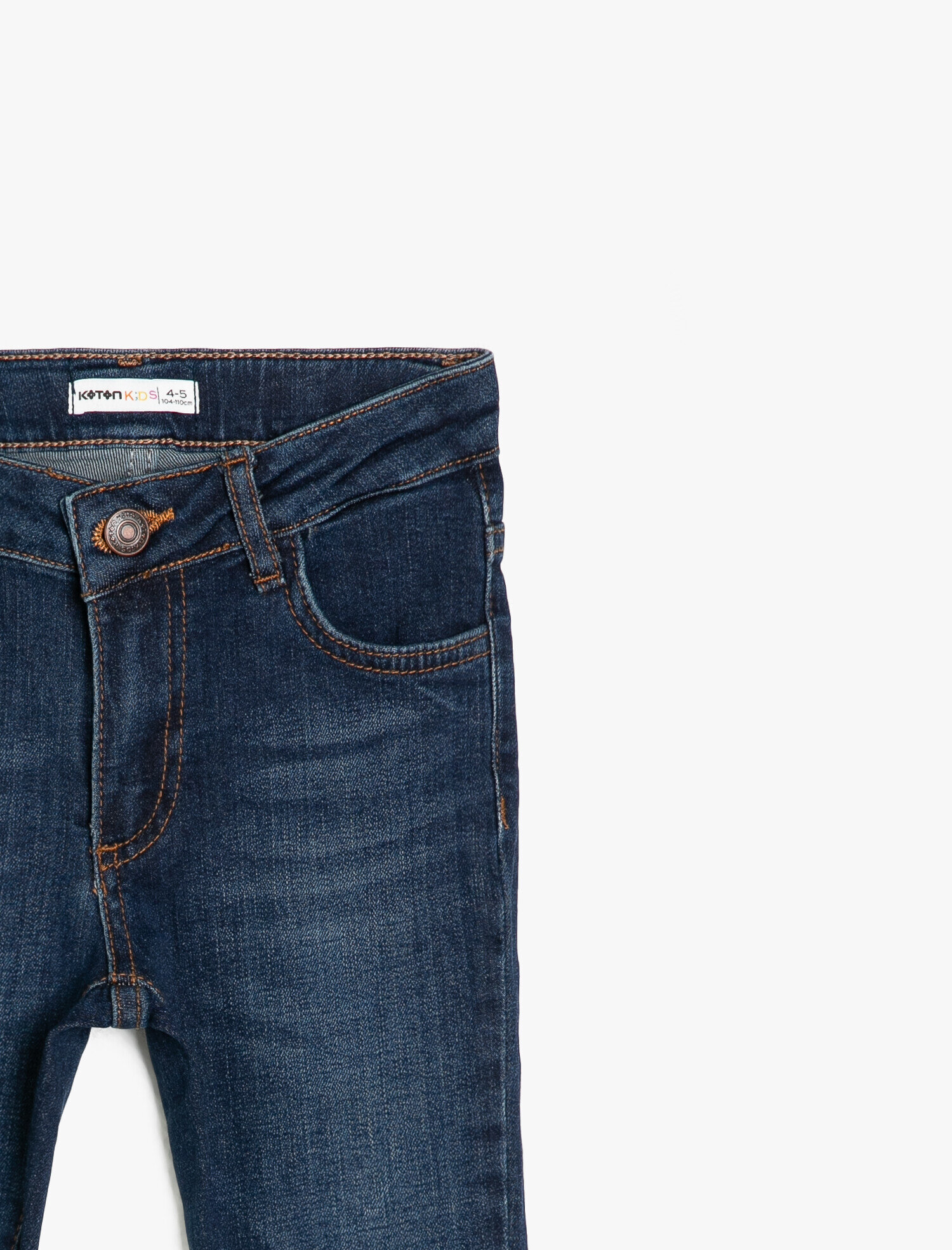 Erkek Çocuk Kot Pantolon Pamuklu Cepli - Slim Jean