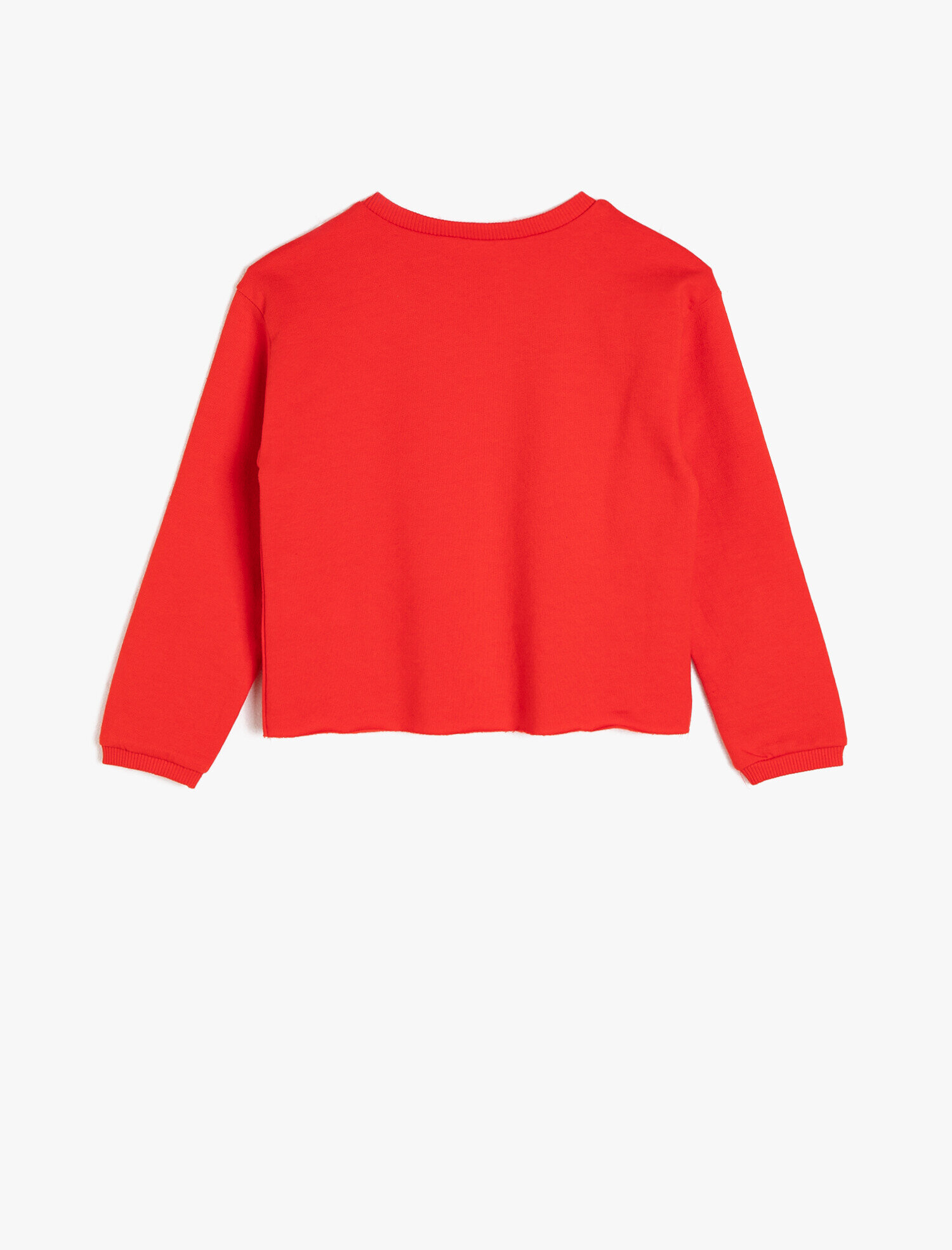 Kız Çocuk Baskılı Sweatshirt Uzun Kollu