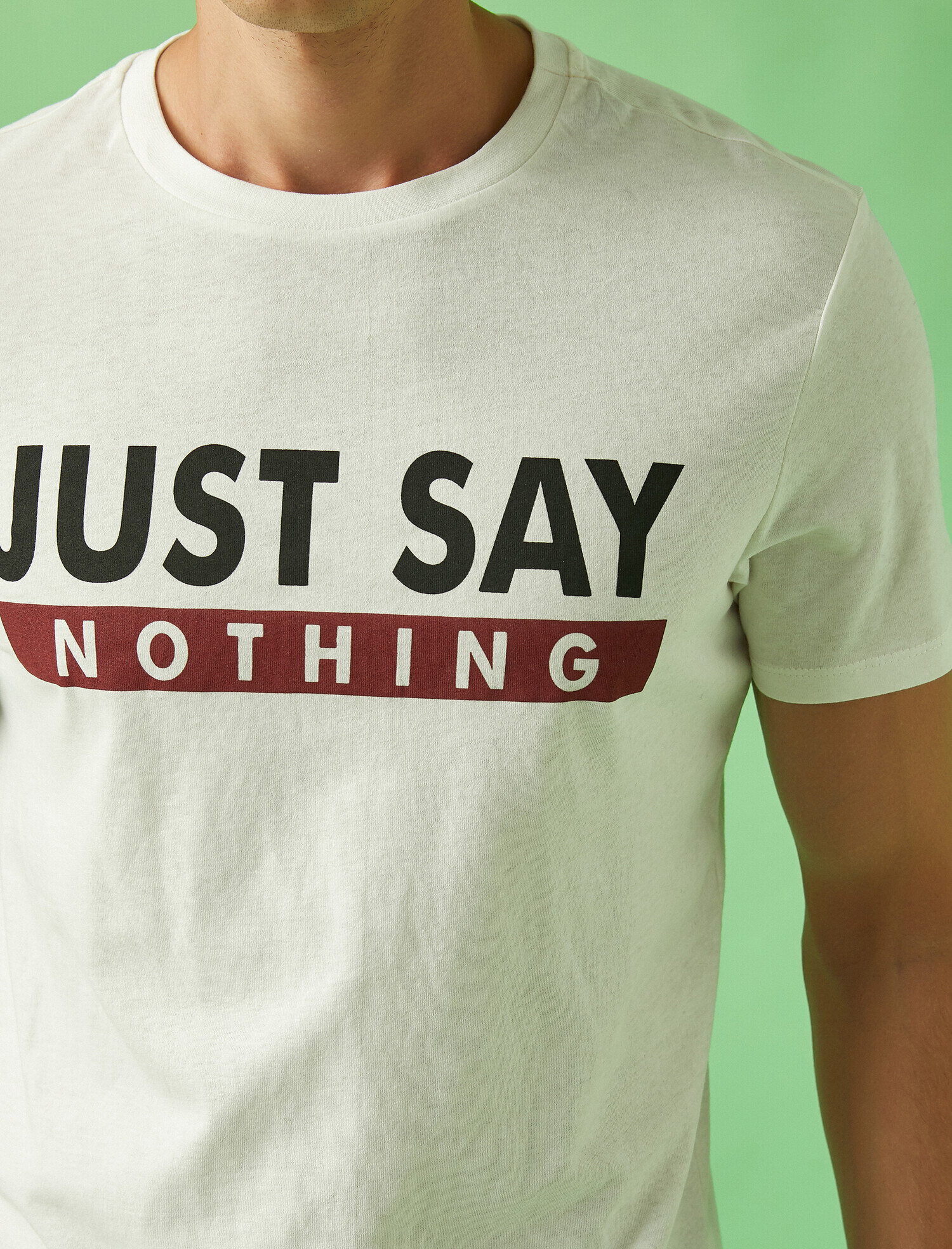   Sloganlı Tişört Baskılı