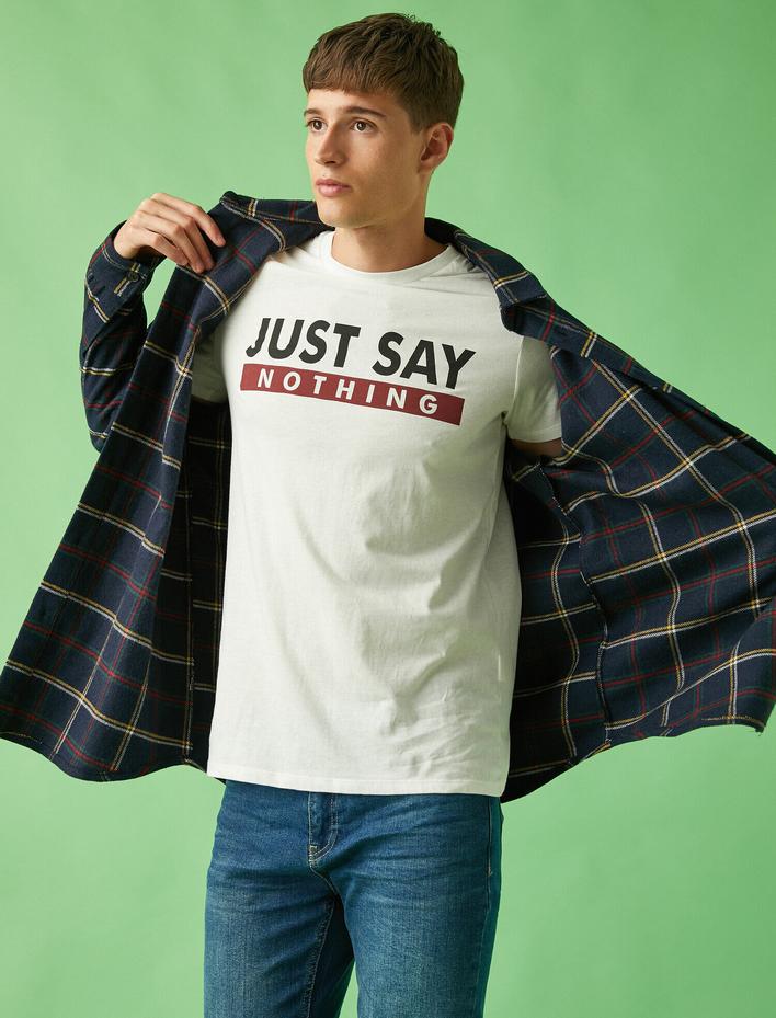  Sloganlı Tişört Baskılı