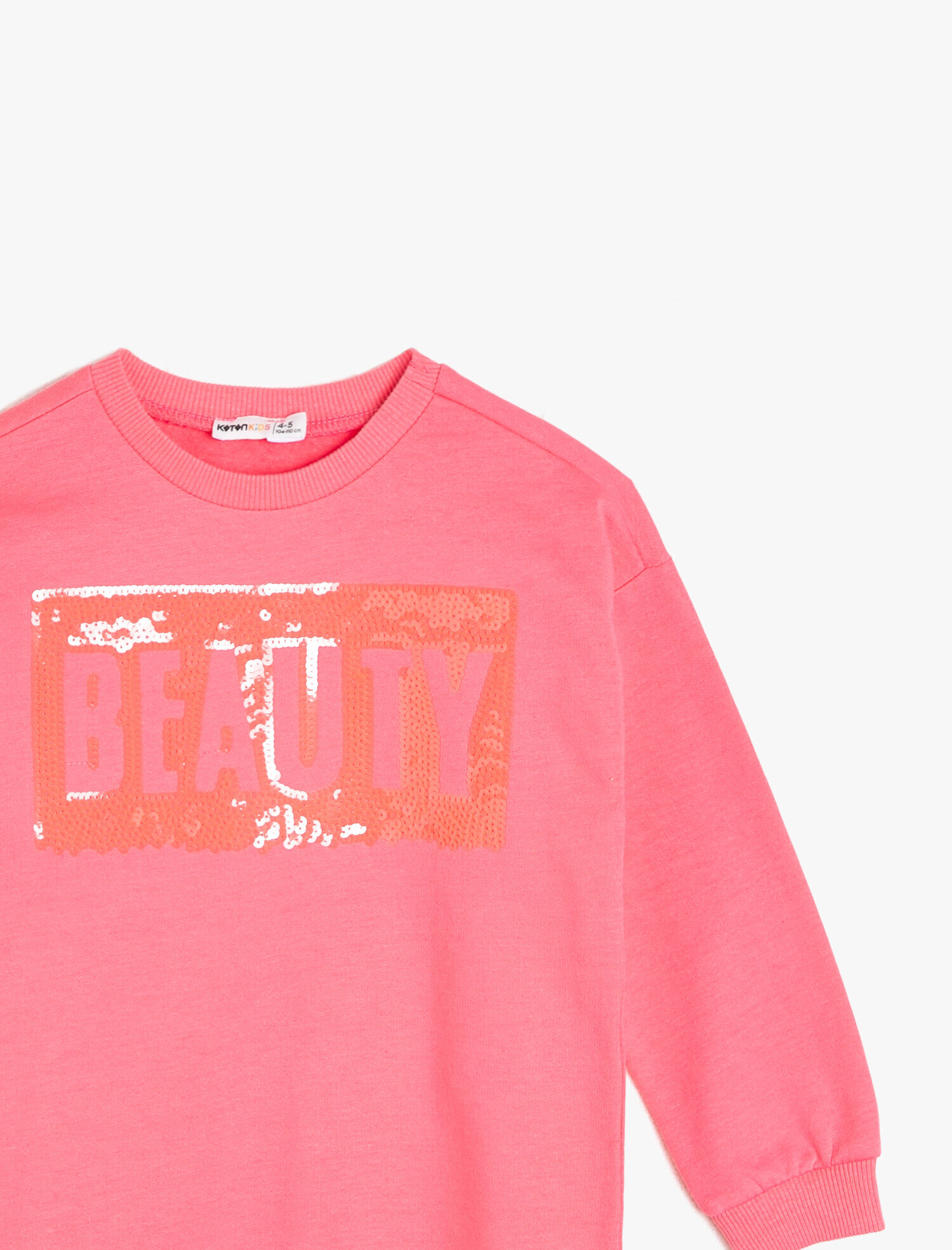 Kız Çocuk Pul Detaylı Sweatshirt