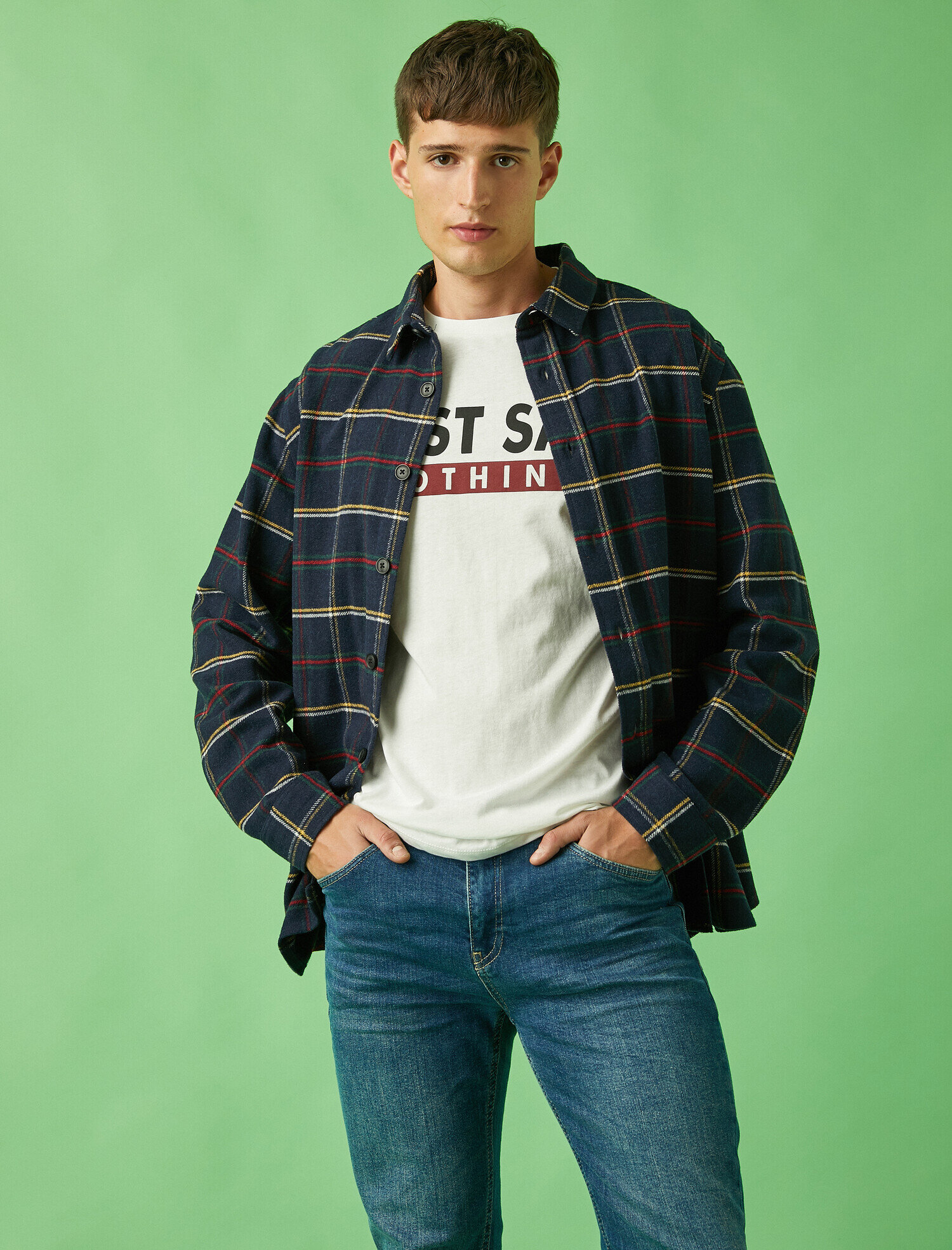   Sloganlı Tişört Baskılı