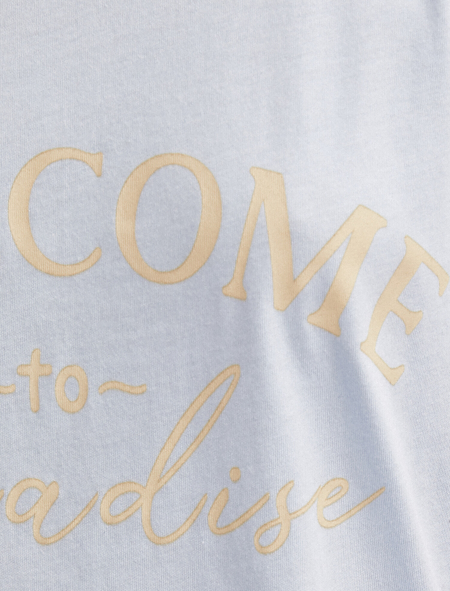   Snoopy Baskılı Gecelik Pamuklu Bisiklet Yaka Kısa Kollu