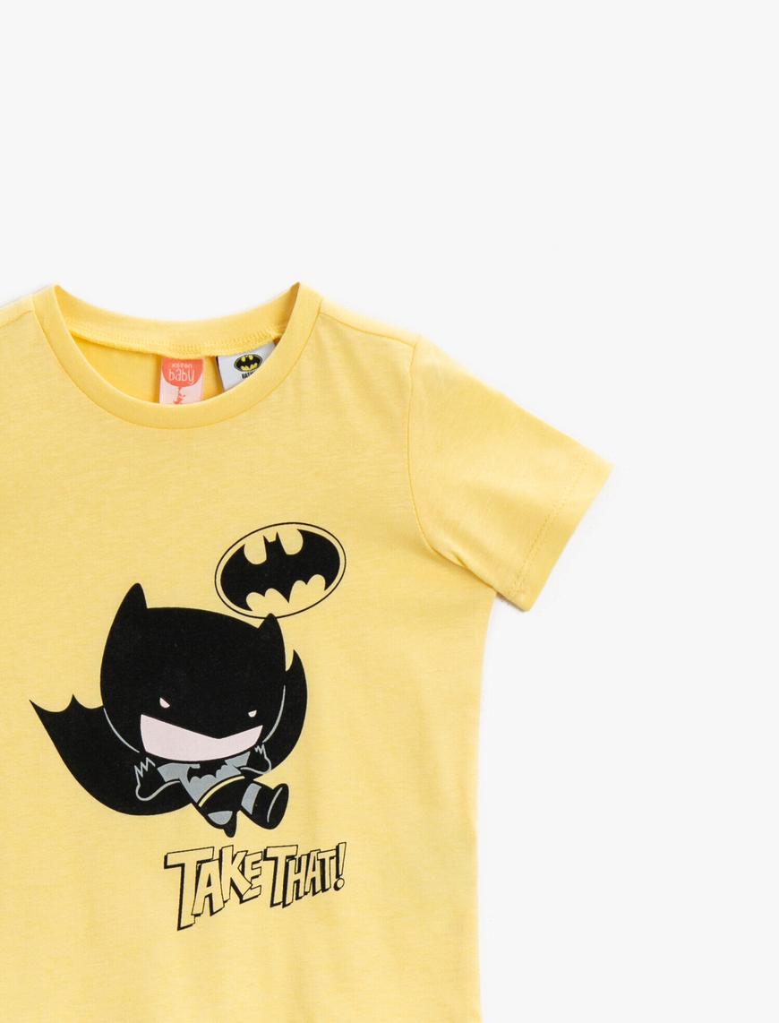  Erkek Bebek Batman Tişört Lisanslı Pamuklu