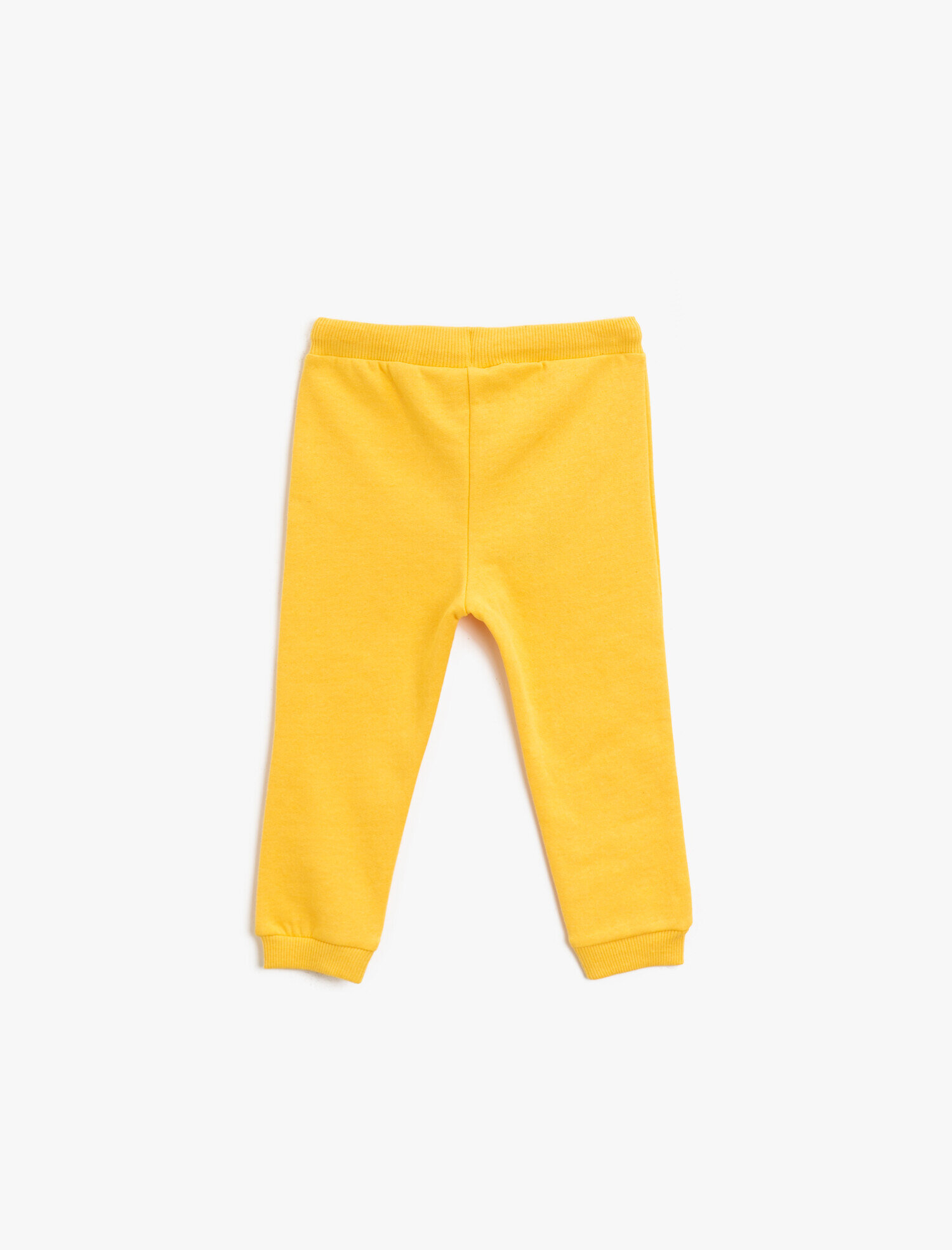  Erkek Bebek Basic Beli Bağlamalı Pamuklu Eşofman Altı