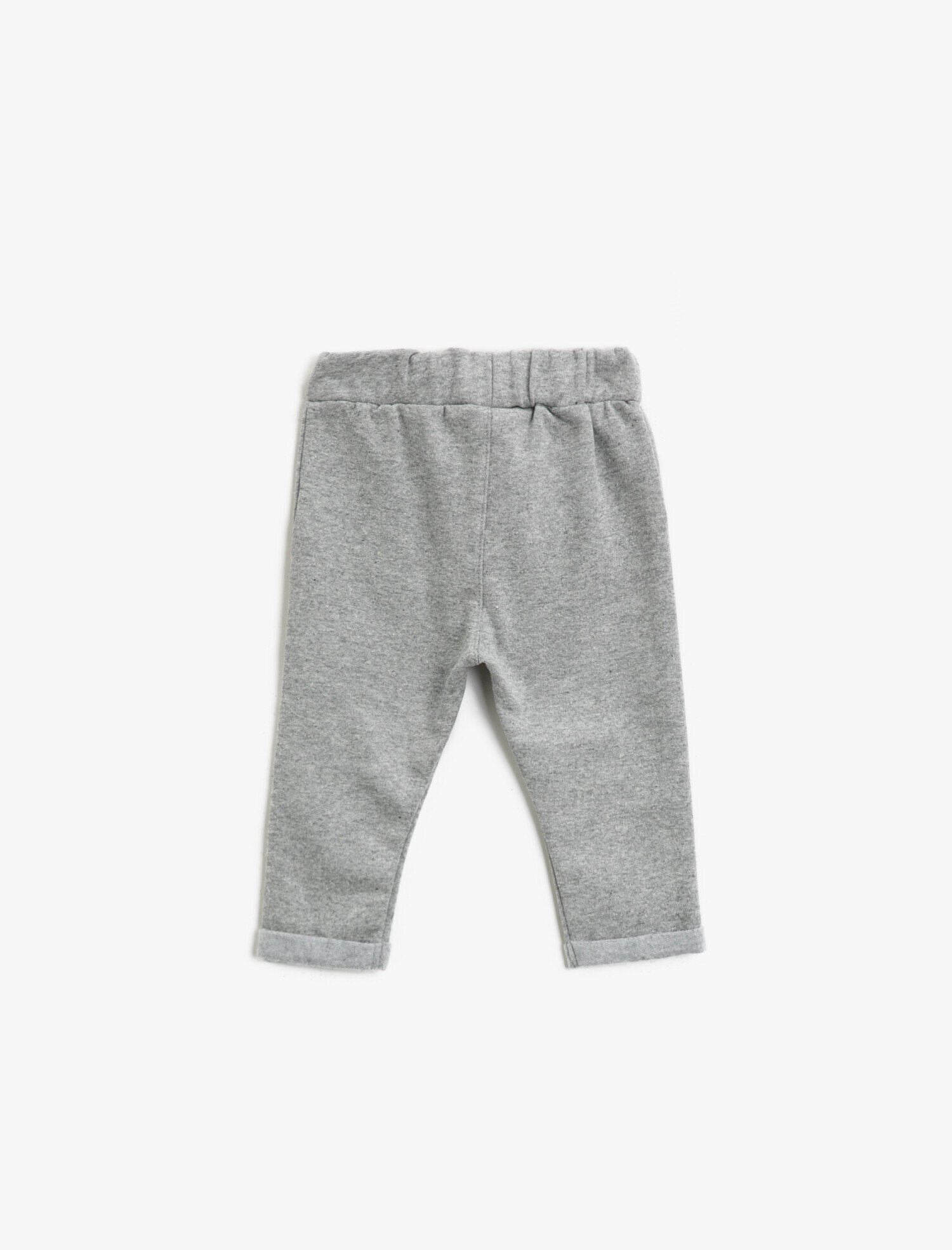  Erkek Bebek Beli Bağlamalı Düğmeli Basic Eşofman Altı