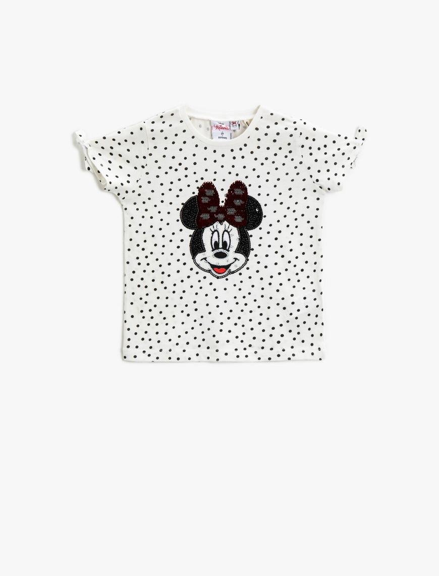  Kız Bebek Minnie Mouse Takım Lisanslı Pamuklu