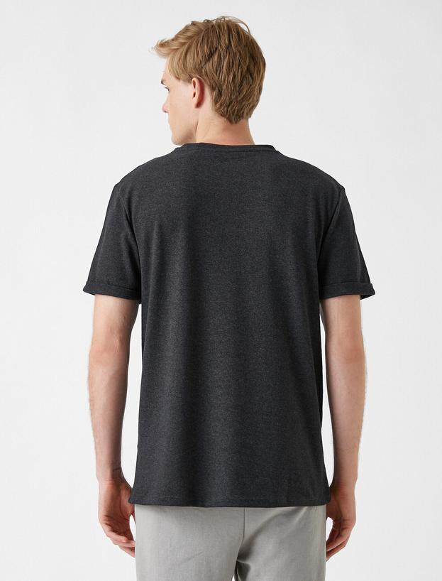  Oversize Cepli Basic Tişört
