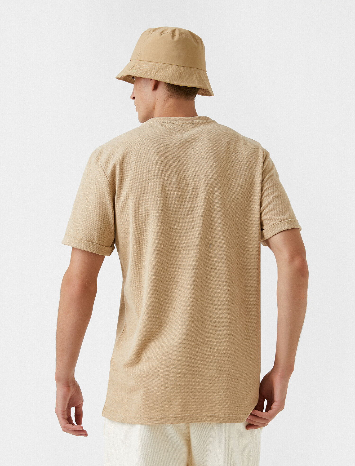   Oversize Cepli Basic Tişört