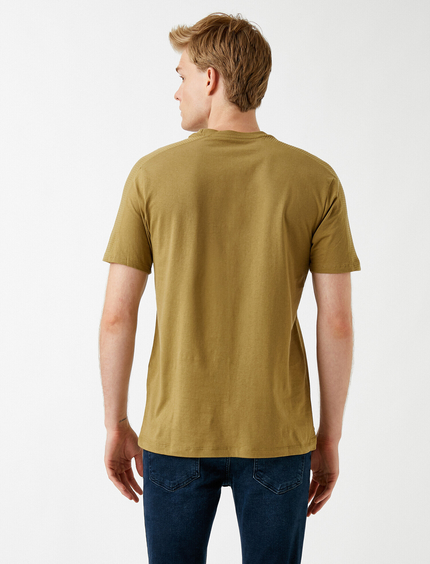   Slim Fit Basic Tişört Pamuklu