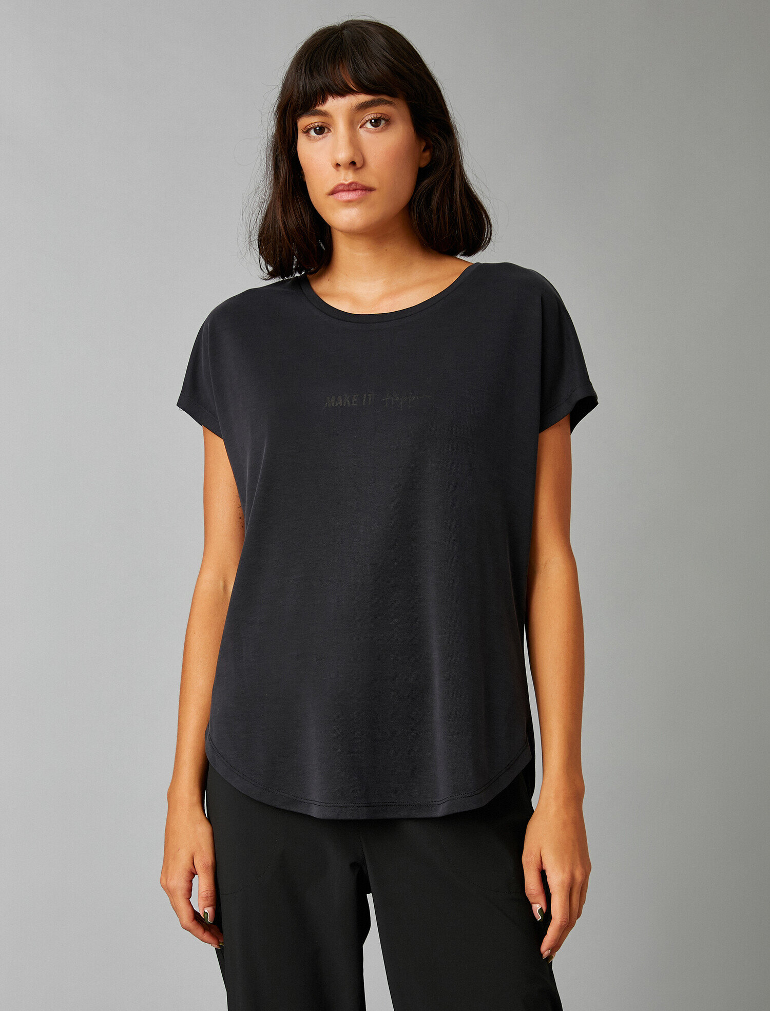   Slogan Baskılı Tişört