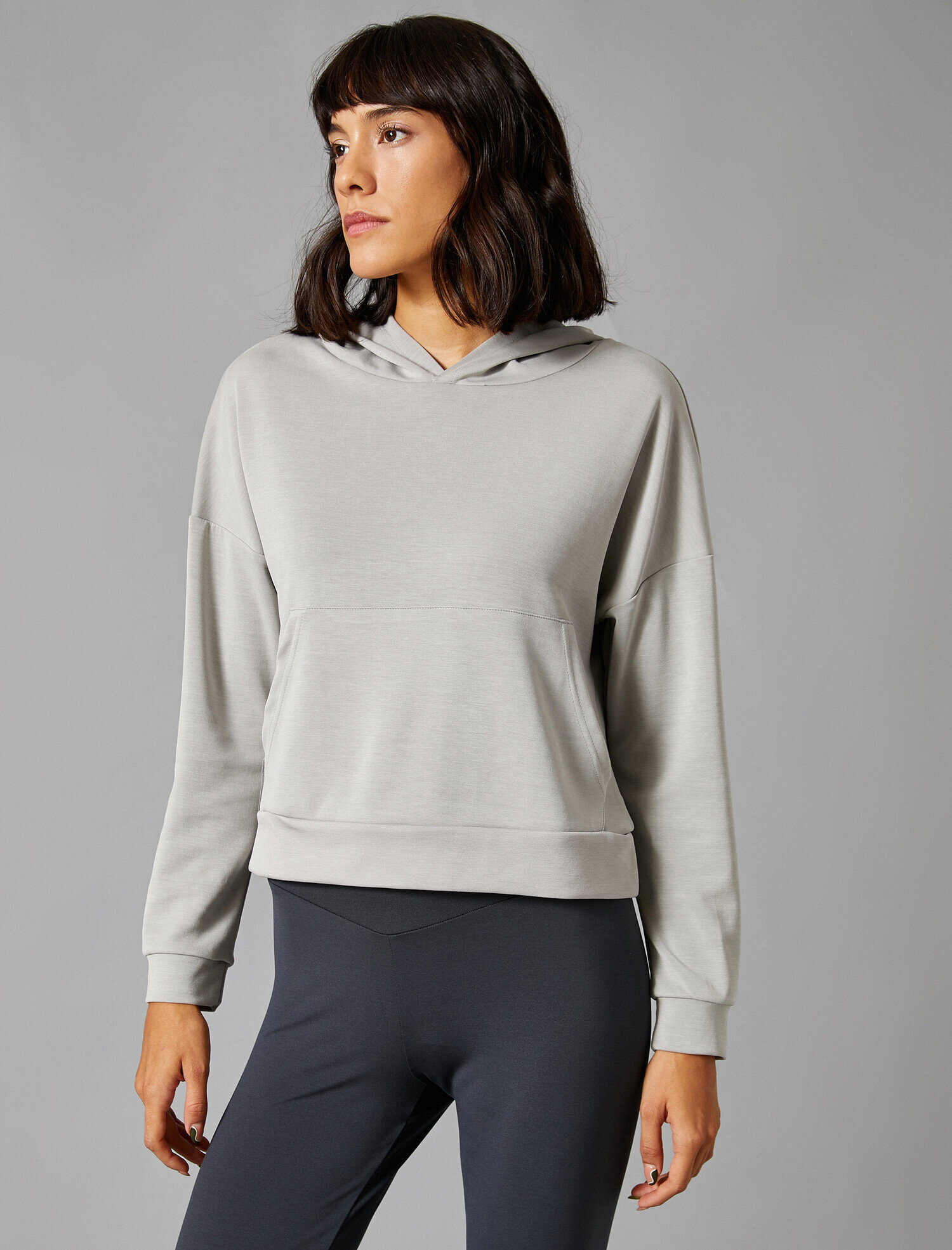   Kapüşonlu Sweatshirt Cepli